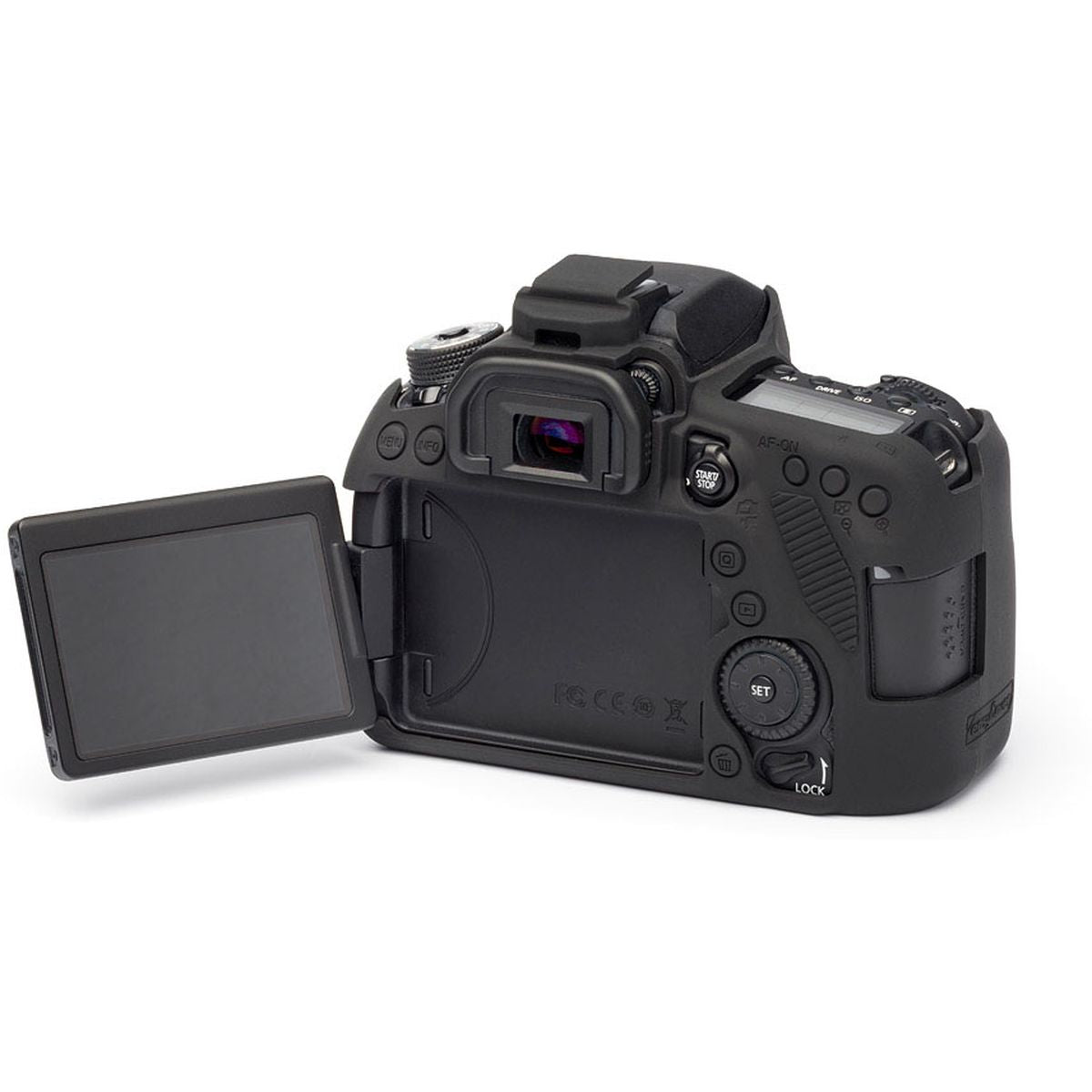 easyCover Body Cover For Canon 80D Black