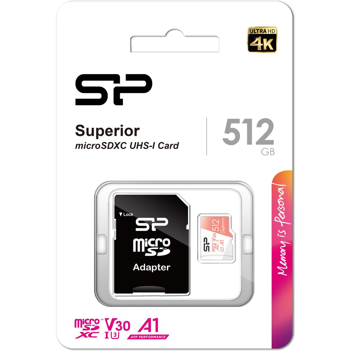 Silicon Power MicroSDXC Superior Pro C10 UHS-1 U3 V30 512GB