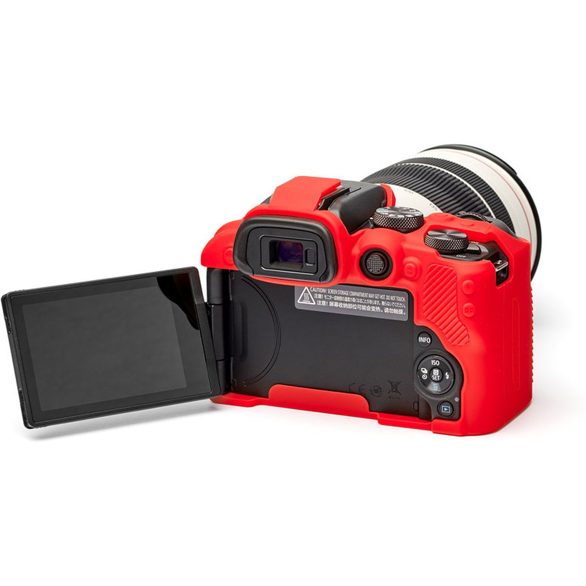 easyCover Body Cover For Canon R10 Red