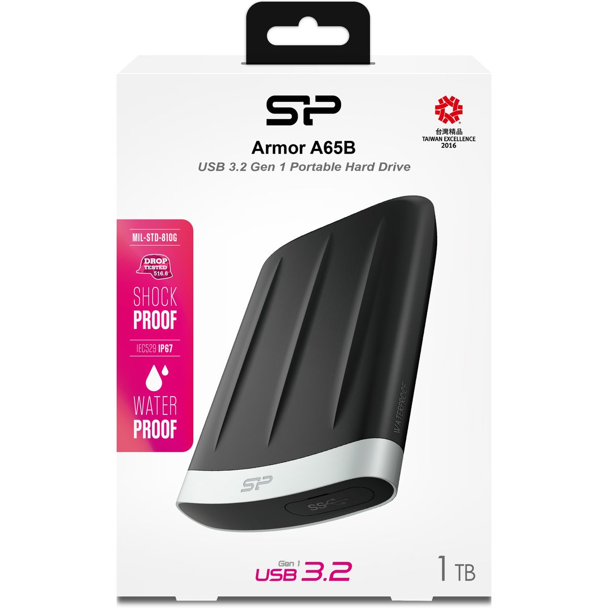 Silicon Power Armor A65B Ext HDD 1TB USB 3.2 Gen 1 (Black)