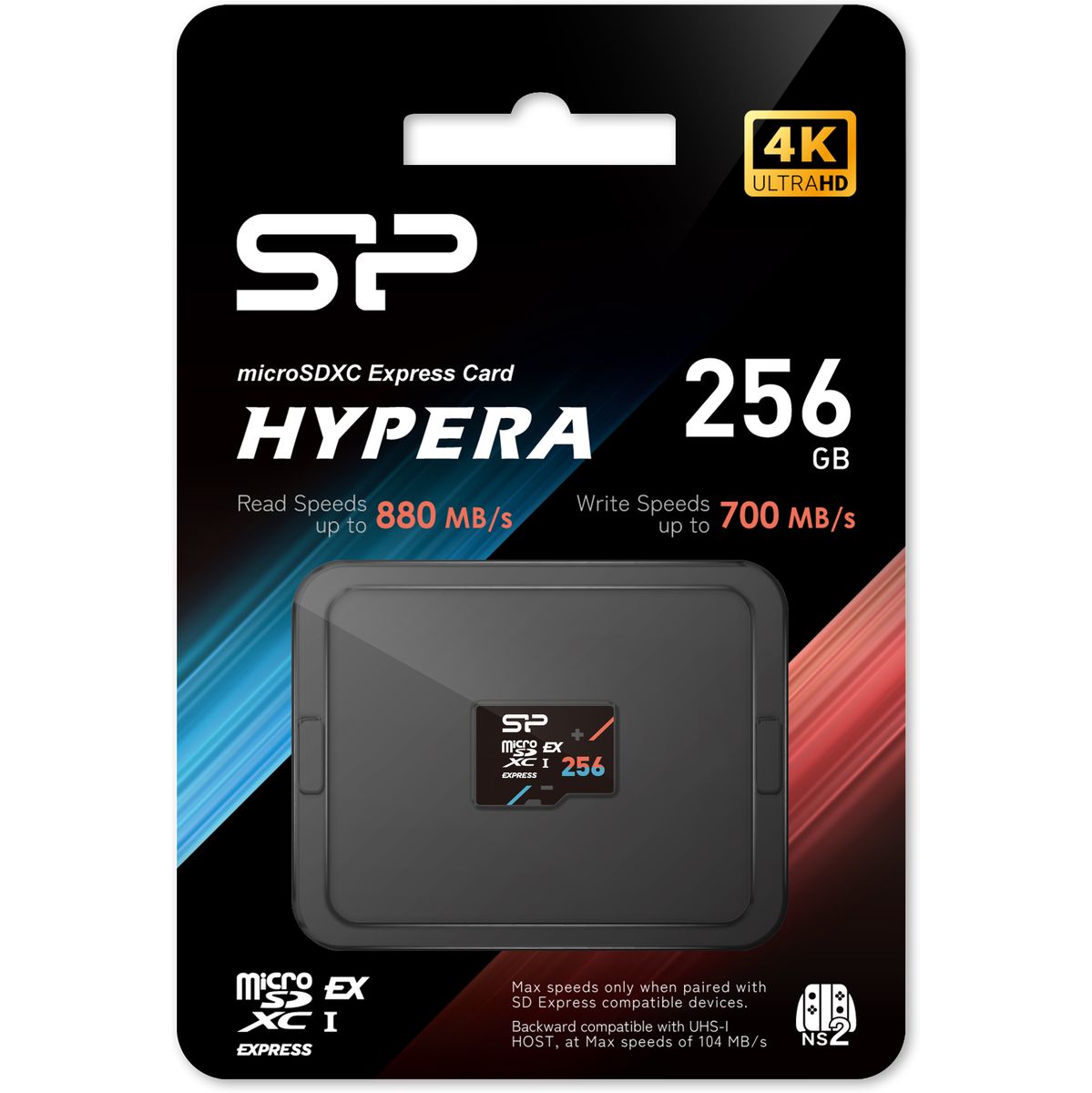 Silicon Power MicroSDXC Express Card Hypera Class 10 A1 UHS-1 U3 V30 256GB