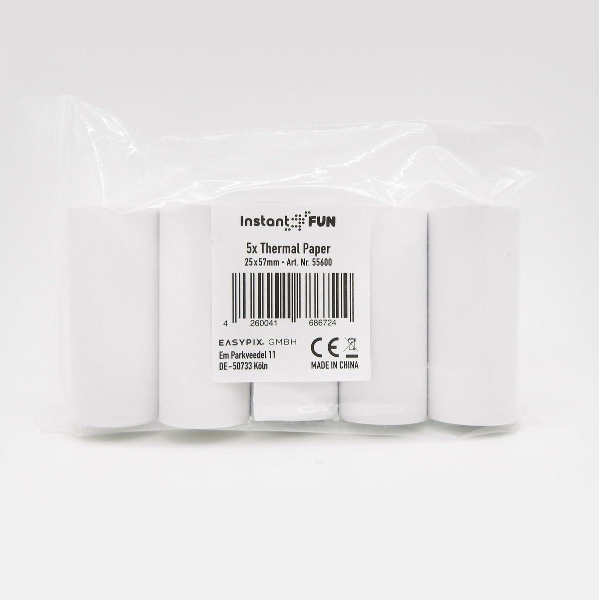 Easypix Instantfun 5X Thermal Printing Paper Rolls