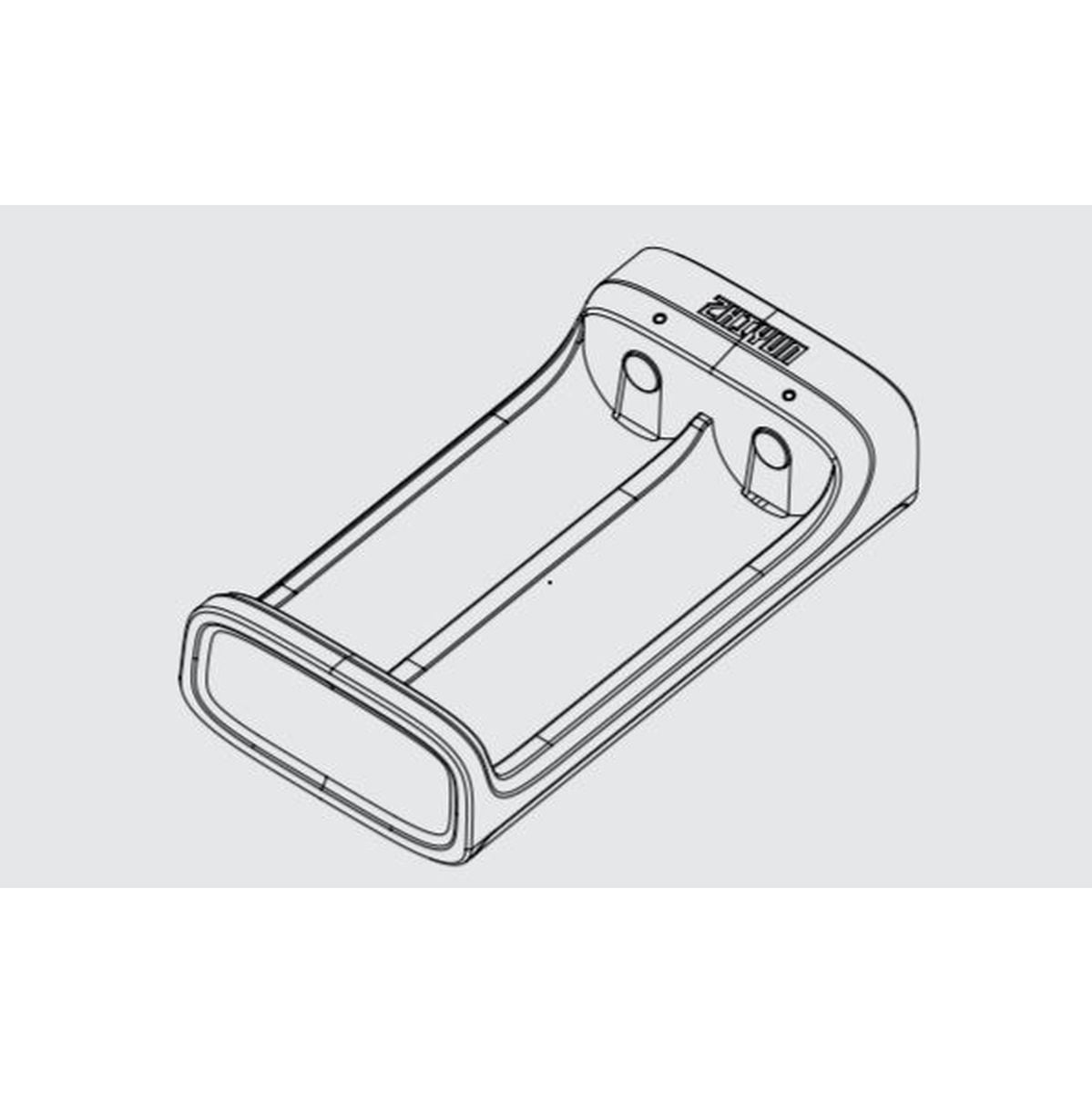 Zhiyun Battery Charger 2X 18650 For WeeBill-C Type Connect.