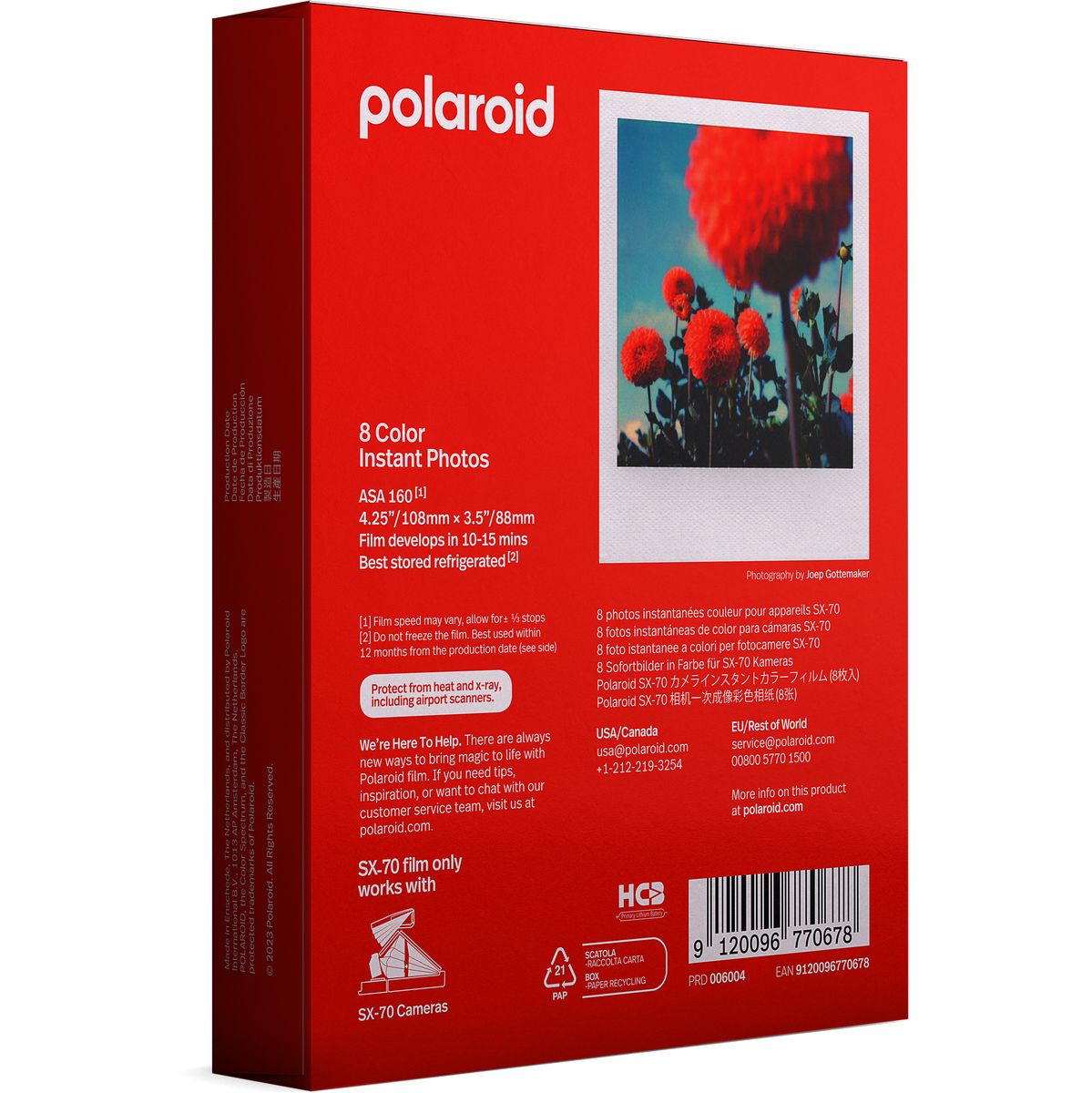 Polaroid Originals Colour Instant Film For SX70