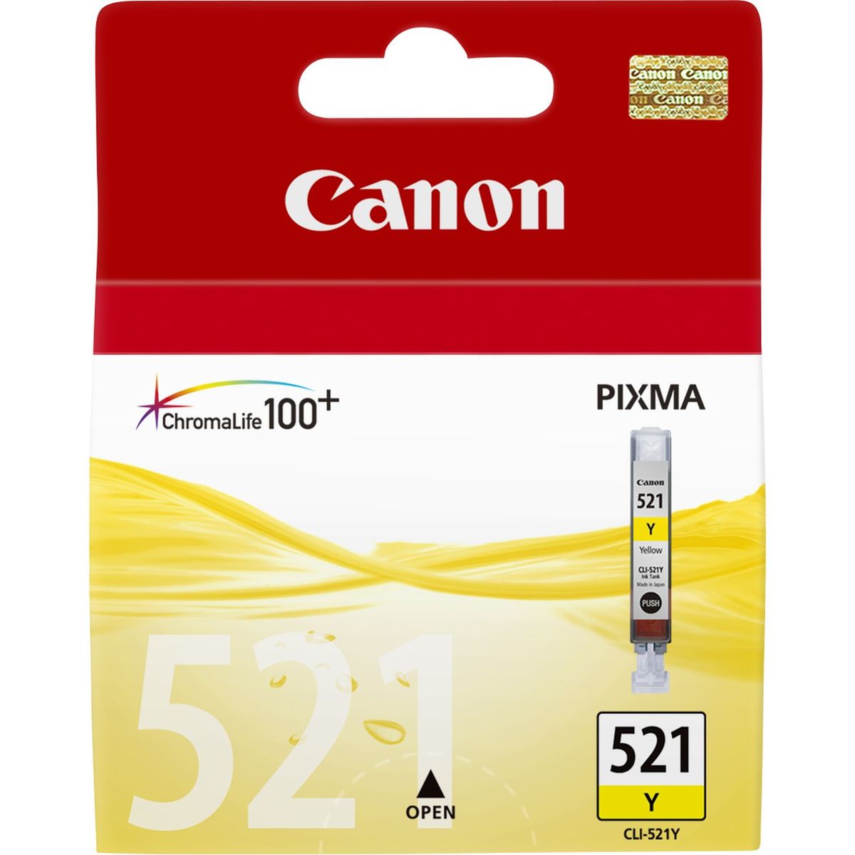 Canon CLI-521Y Yellow/Yellow