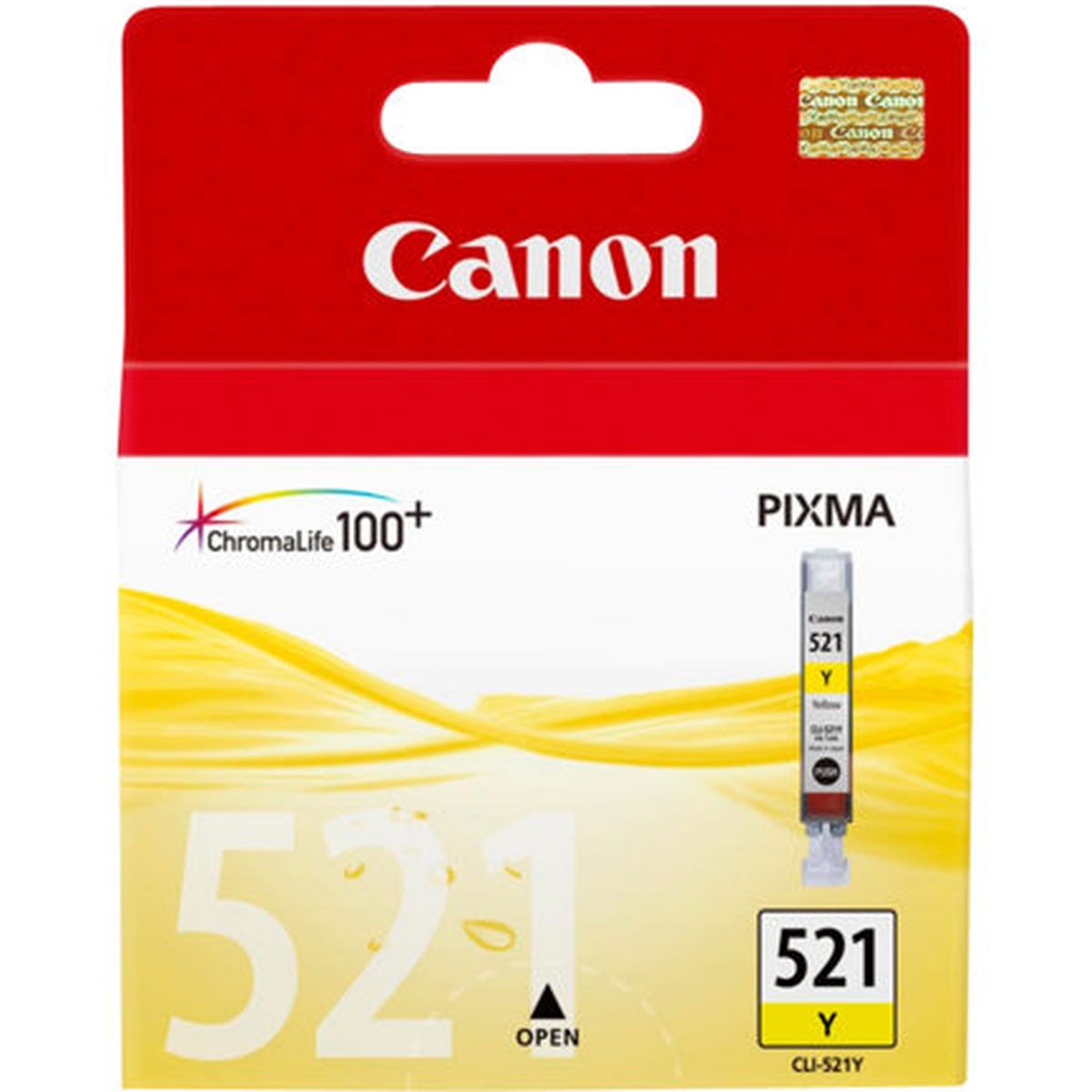 Canon CLI-521Y Yellow/Yellow - image 2 of 2