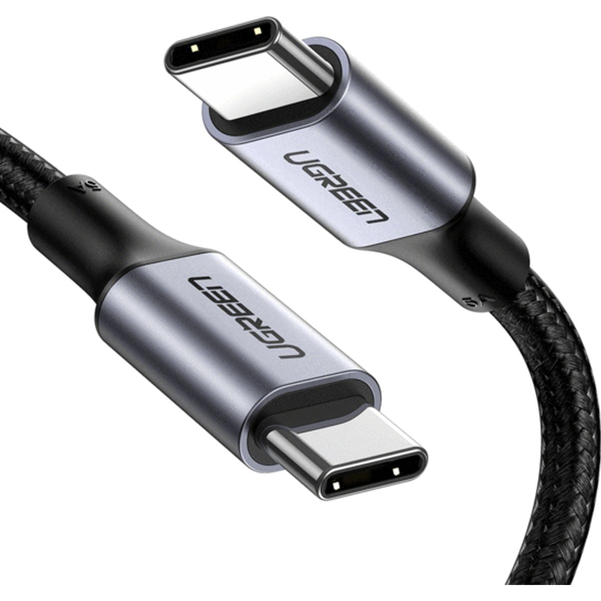 Ugreen USB-C Cable Aluminum Case w/ Braided 1m Black 70427