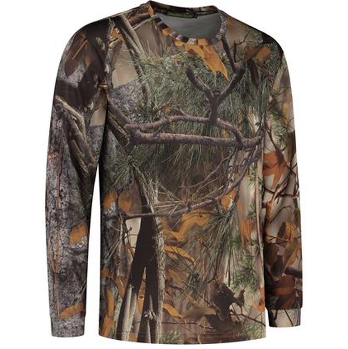 Stealth Gear T-Shirt Long Sleeve Camo Forest Print Size L