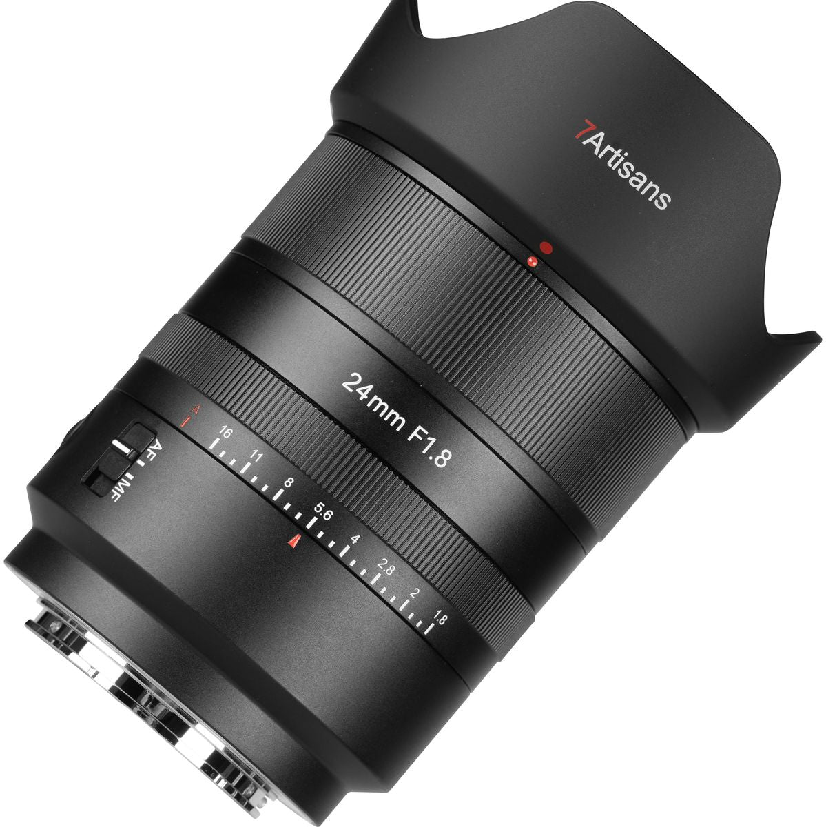 7Artisans AF24mm f/1.8 Sony E Mount DE-Clicked Black - image 2 of 5