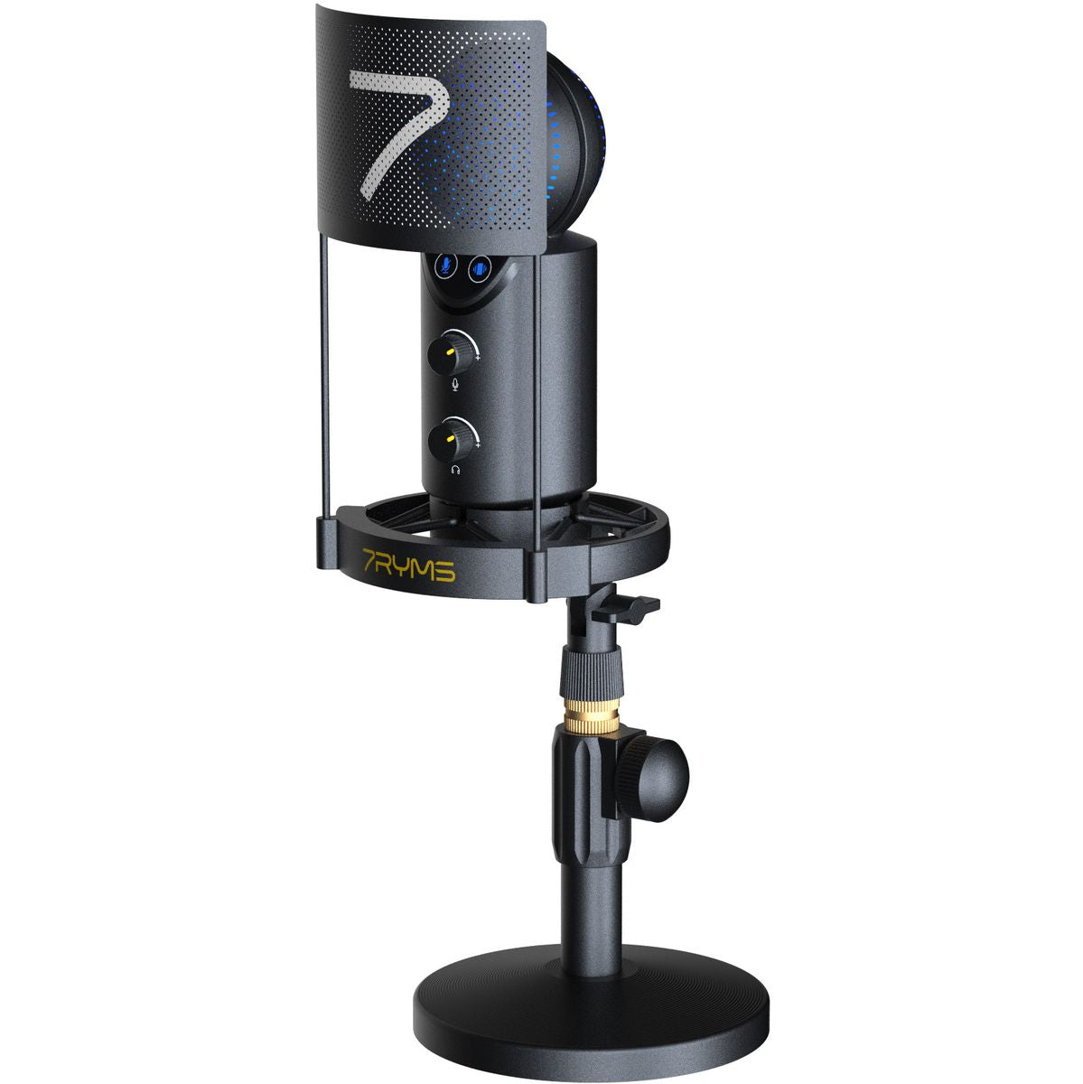 7Ryms AU02-K1 USB Microphone RGB Kit w/ Table Stand