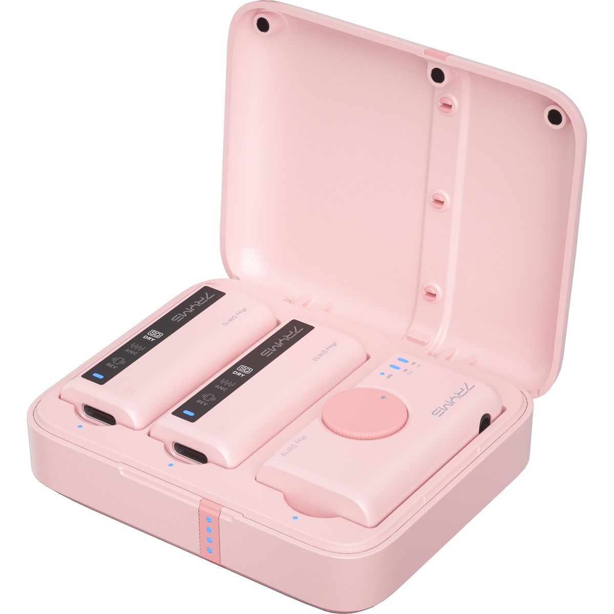 7Ryms iRay DW10 Wireless Microphone 2 Transmitters + Case Pink - image 2 of 2