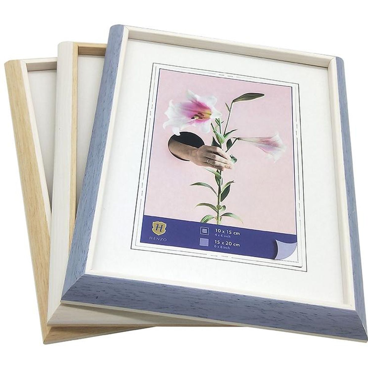 Henzo Frame Lily 10x15 Blue - image 5 of 5