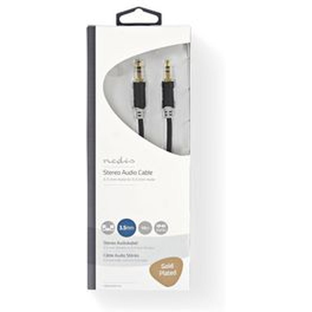 Nedis Stereo Audio Cable 3.5mm M - 3.5mm M 10m GY - image 3 of 3