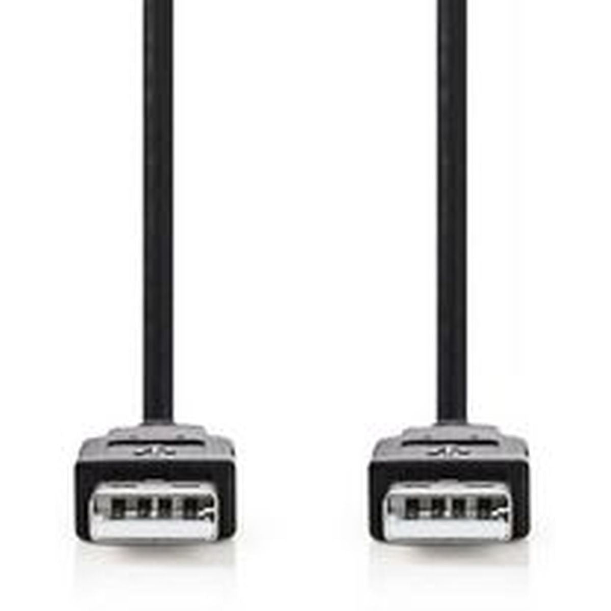 Nedis USB 2.0-CABLE A M-A M 2.0m BK - image 2 of 3