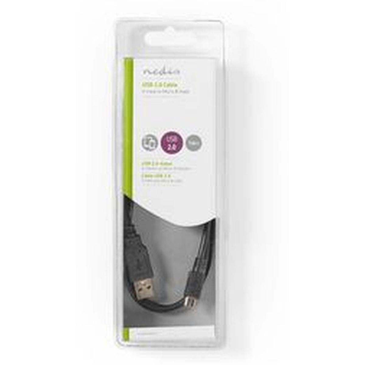 Nedis USB 2.0 Cable A M-Micro-B M 1.0m BK