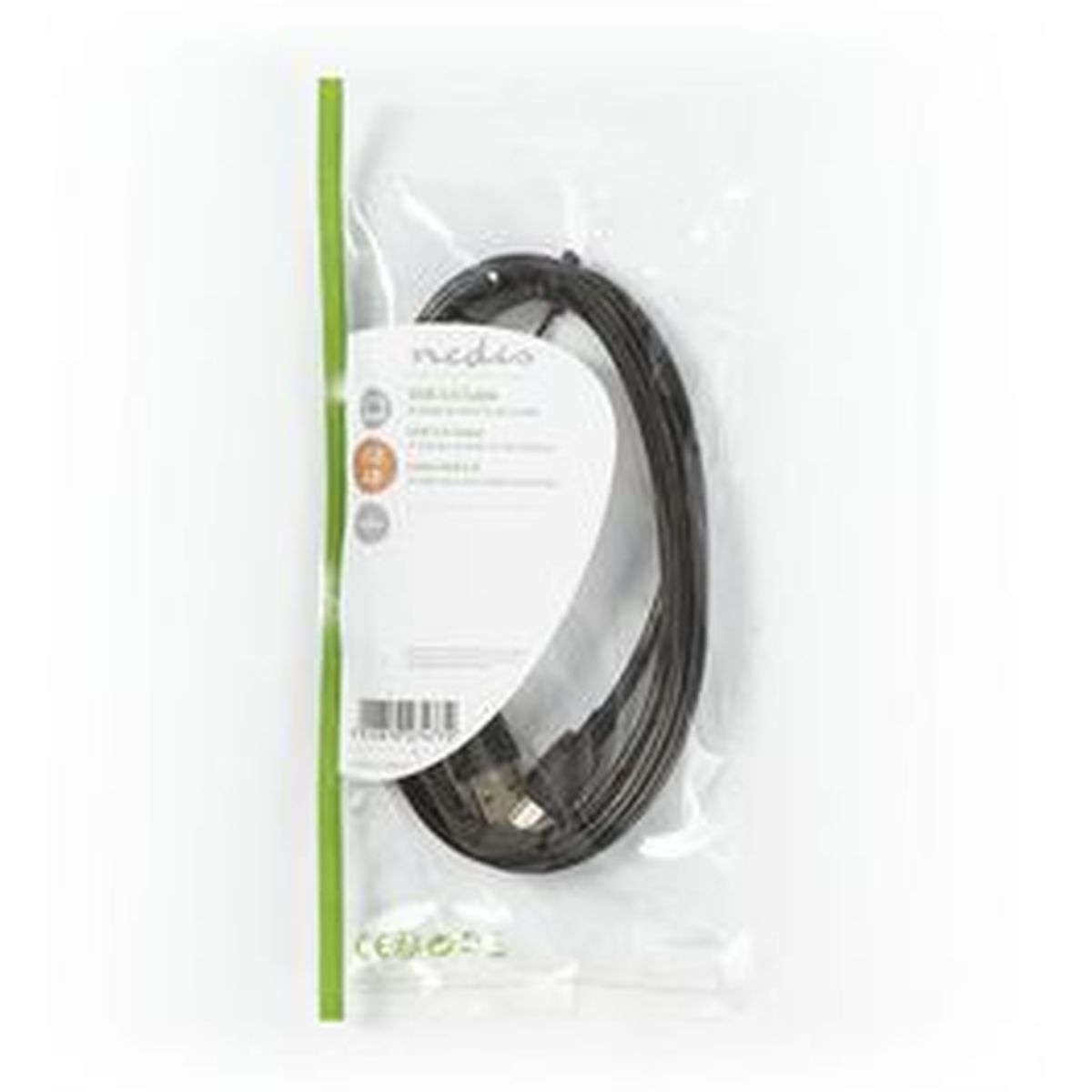 Nedis USB 2.0-CABLE A M-Mini 5-PINS M 2.0m BK