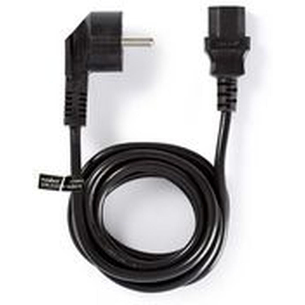 Nedis Power Cable Schuko M Angled - C13 (IEC-320-C13) 2m BK - image 4 of 4