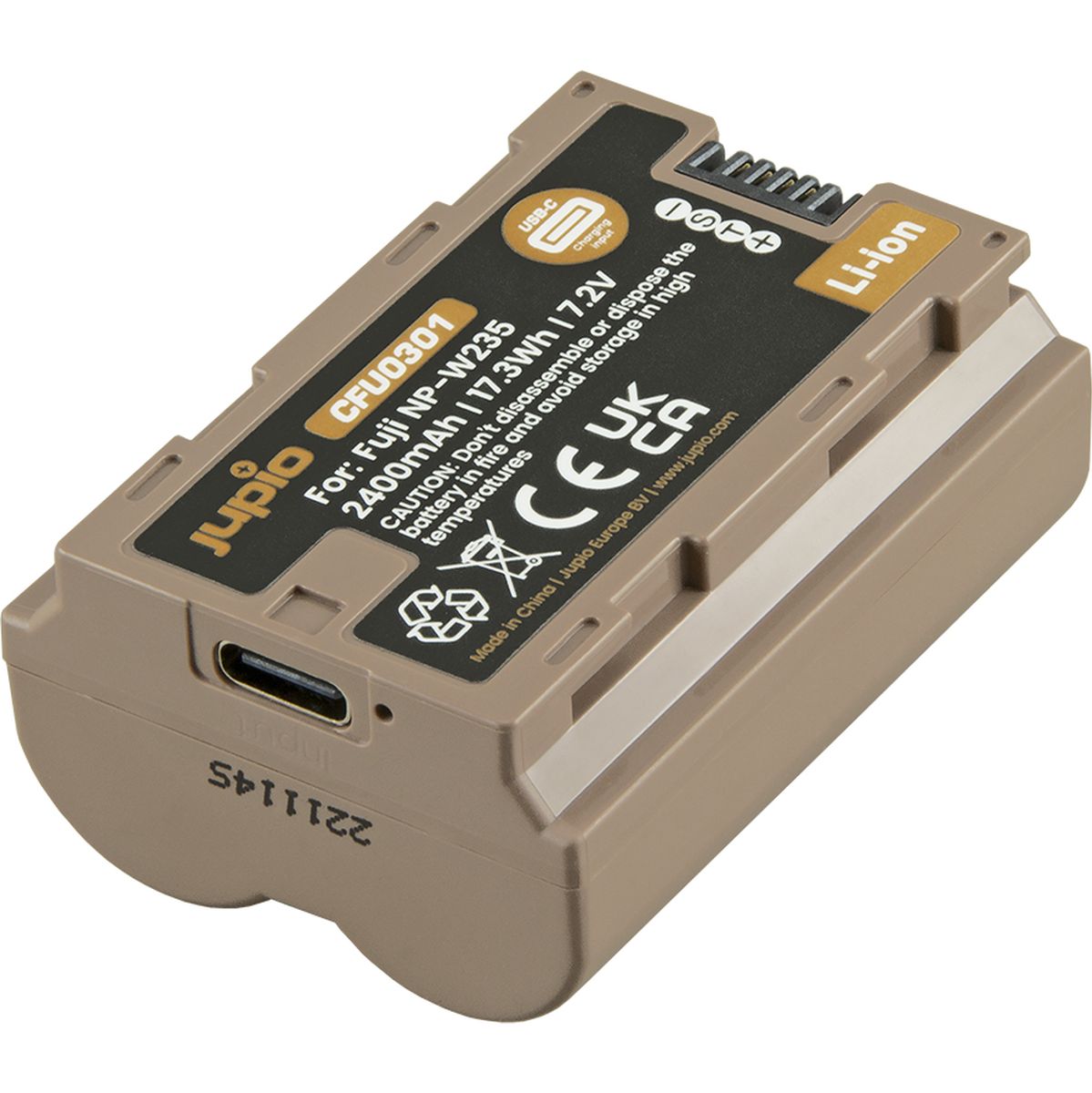 Jupio NP-W235 Ultra C (USB-C Input) 2400mAh