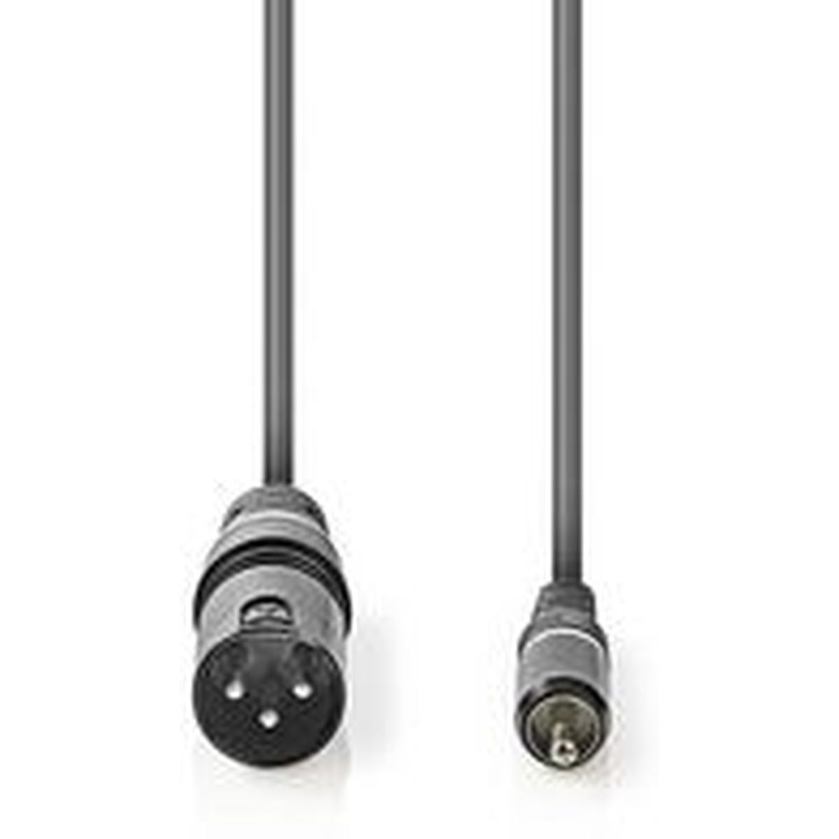 Nedis XLR-Audio Cable XLR 3-PINS M-RCA M 3.0m Grey - image 2 of 3