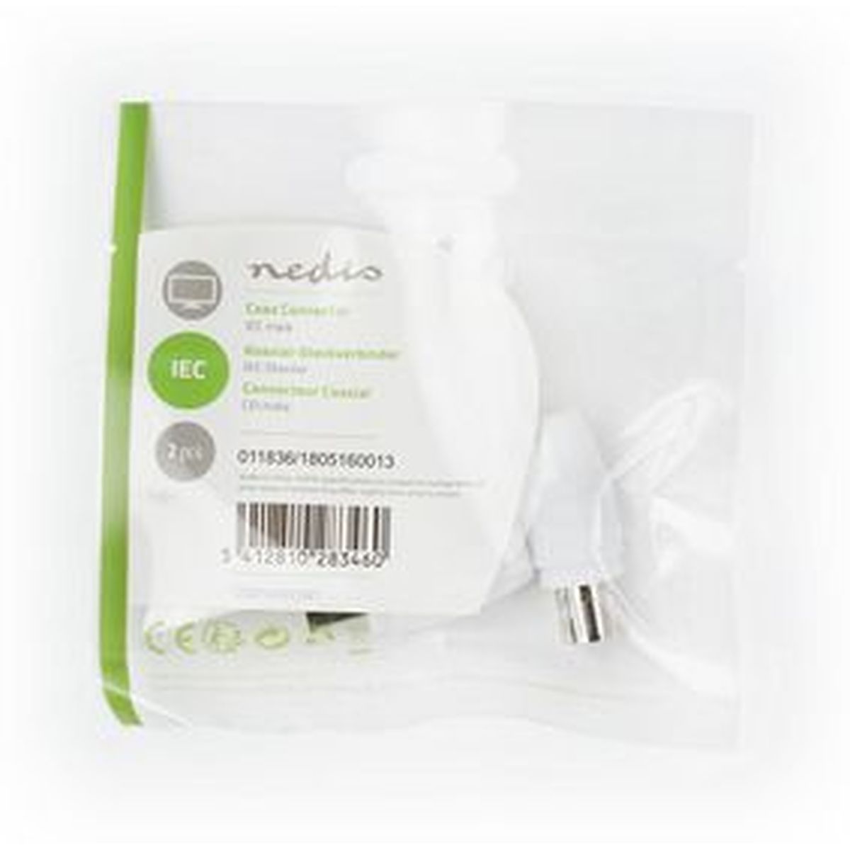 Nedis IEC (Coax)-Connector M-2 Pieces WH - image 5 of 5
