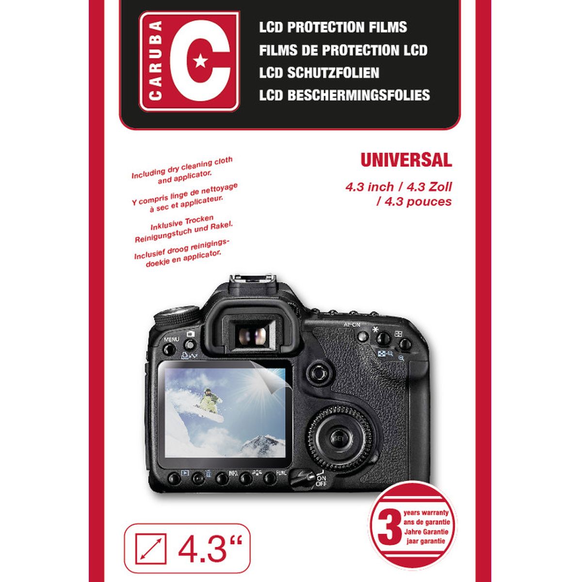 Caruba LCD Cover Universal 4.3 inch - image 2 of 2