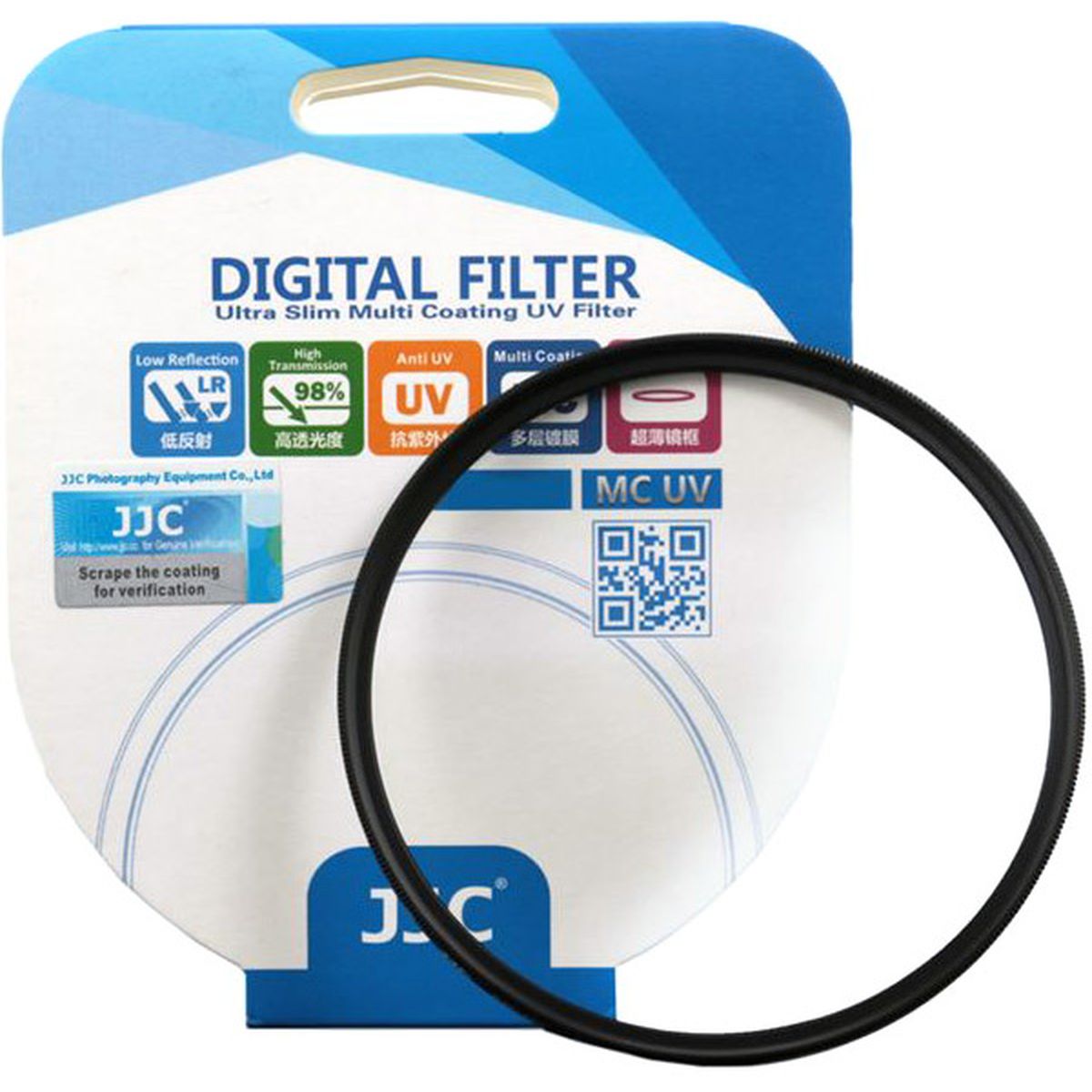 JJC Ultra-Slim MC UV Filter 46mm Black