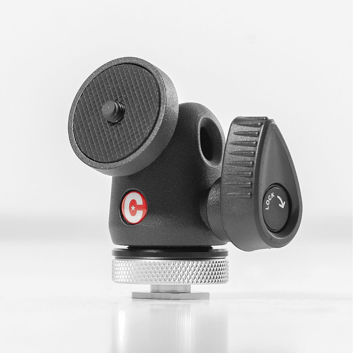 Caruba Centre Ball Head w/ Cold Shoe Mount