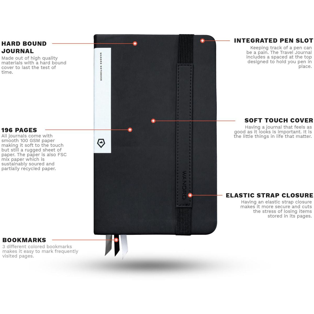 WANDRD Notebook Black