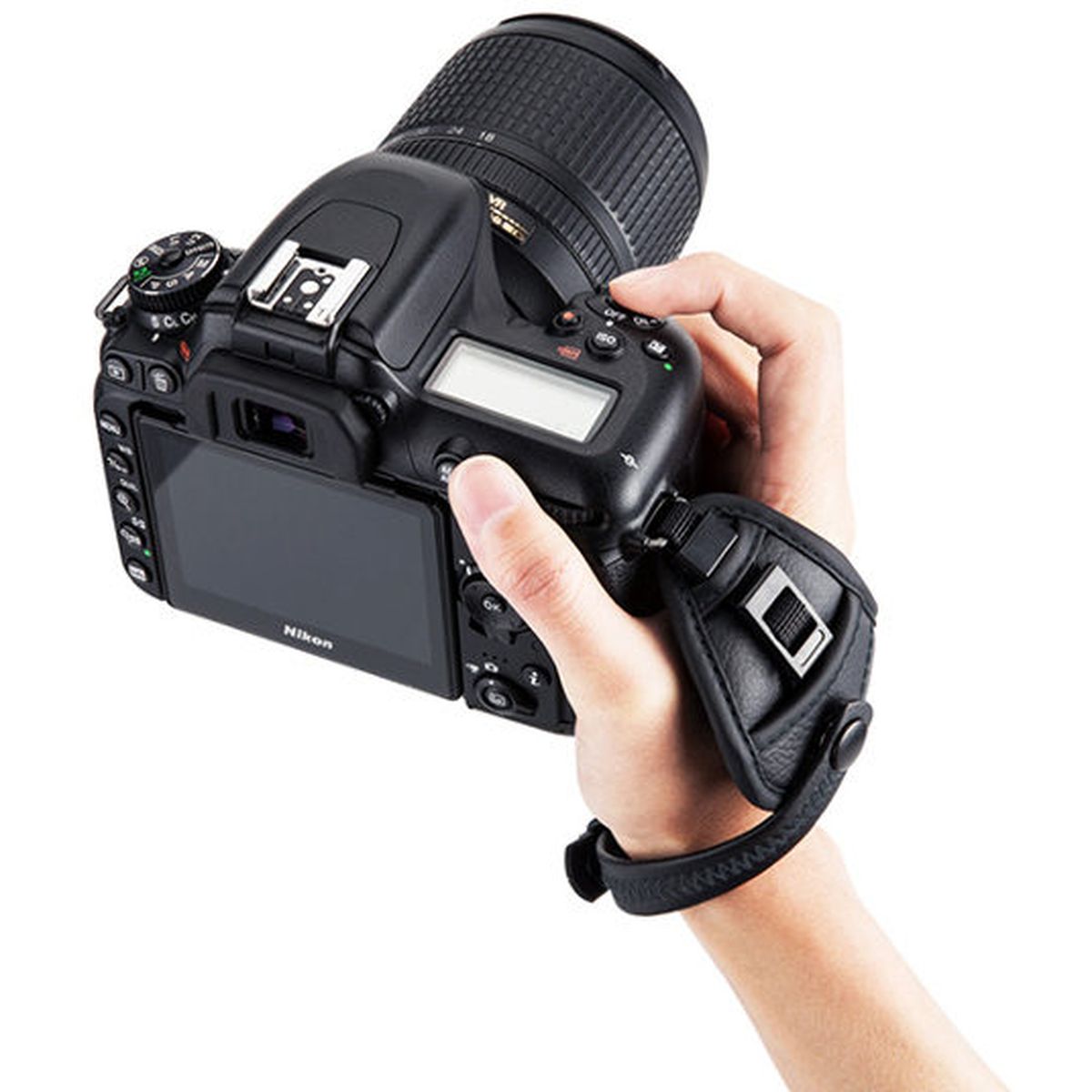 JJC HS PRO1M Hand Grip Strap (w/ Quick Release Plate)