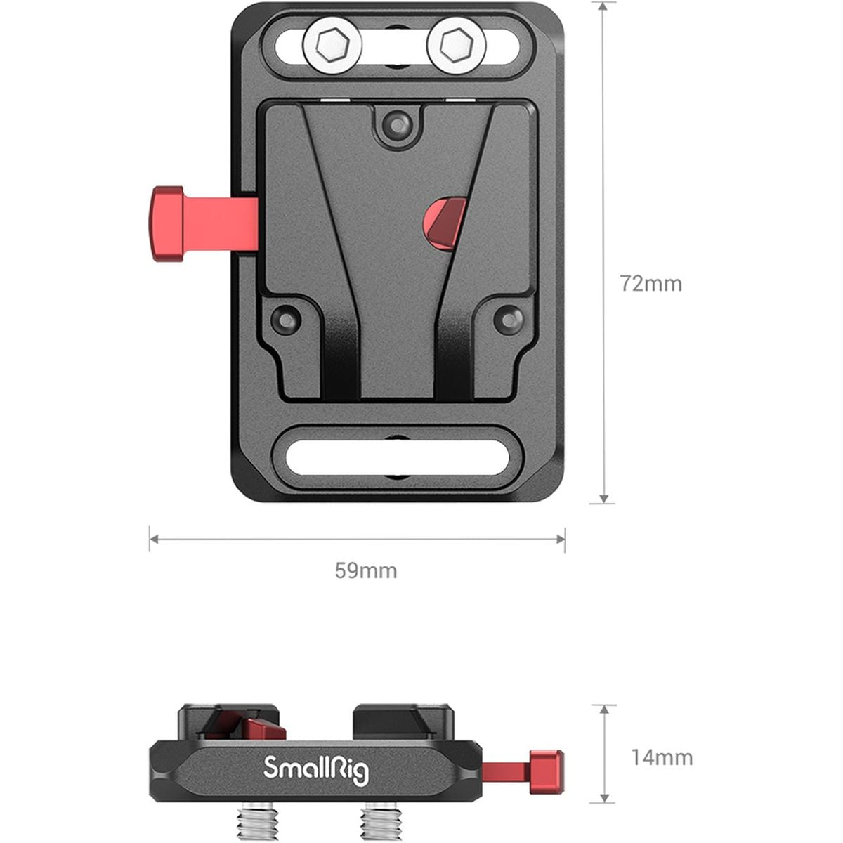 SmallRig 2987 Mini V Mount Battery Plate