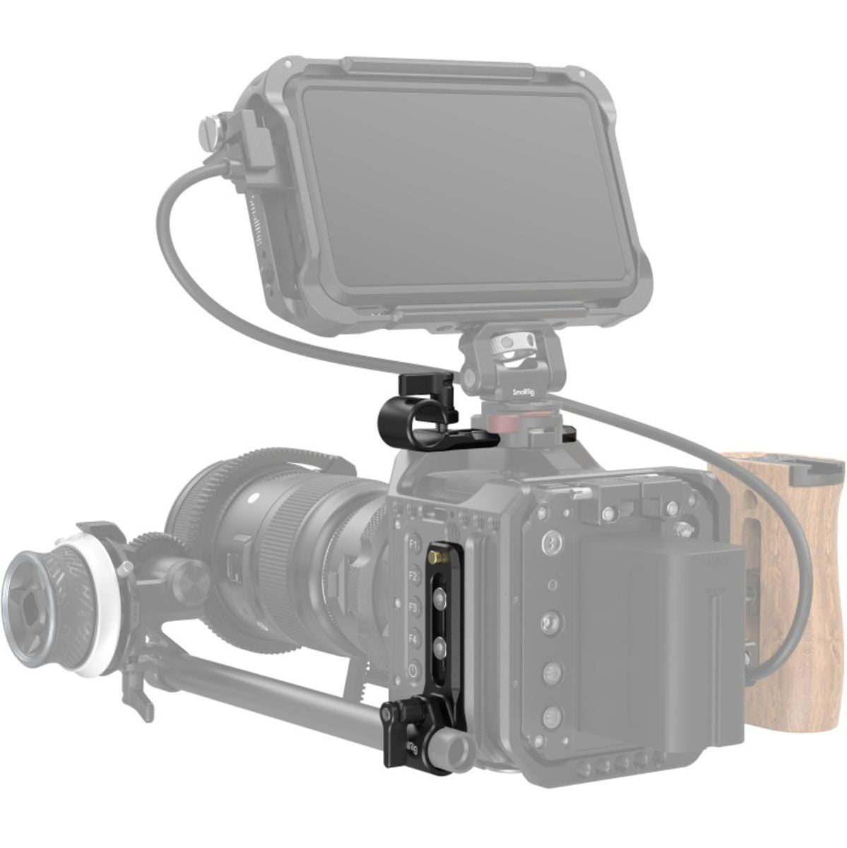 SmallRig 3011 Rod Clamp (w/ Nato Rail)