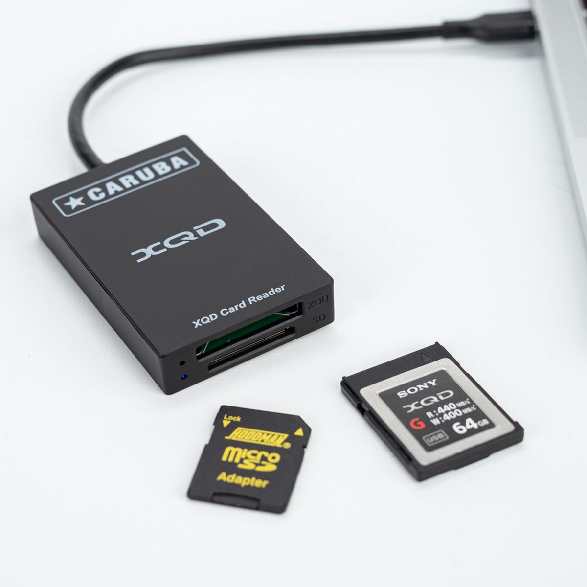 Caruba 2 In 1 Cardreader XQD + SD USB-C