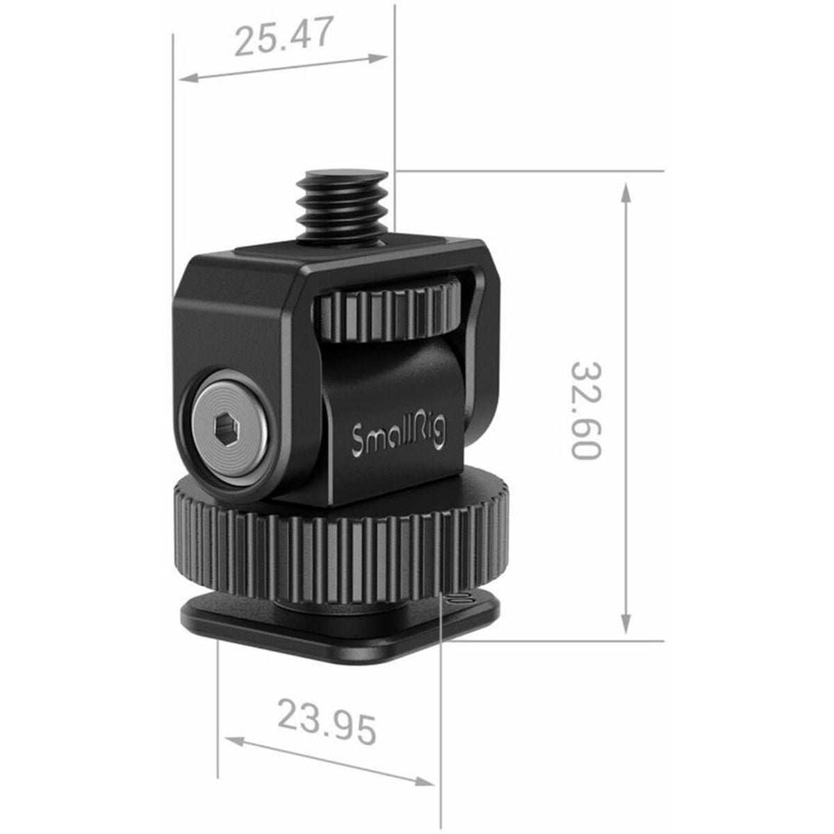 SmallRig 3577 Mini Cold Shoe To 1/4-20 Screw Adapter