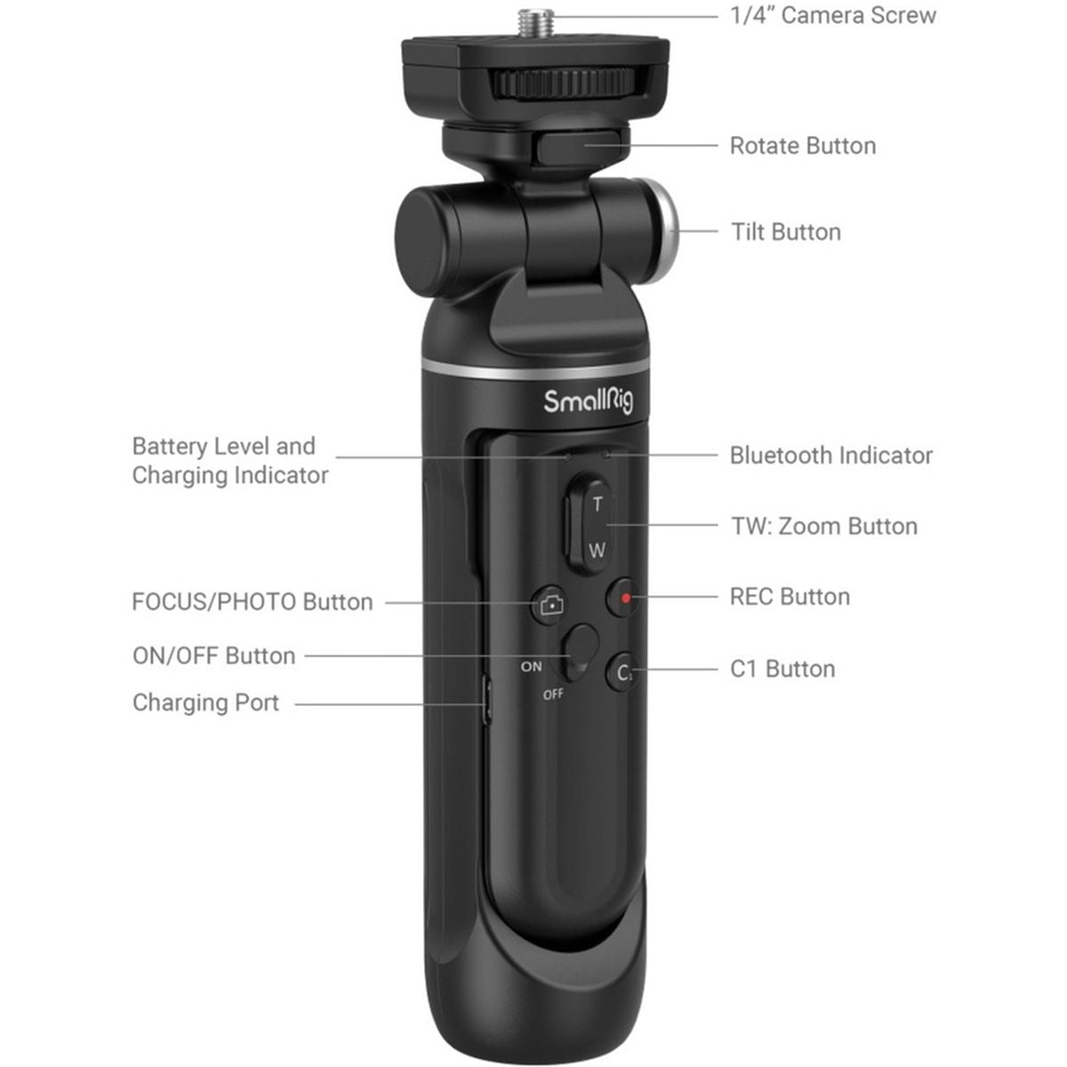 SmallRig 3326 SR-RG1 Wireless Shooting Grip