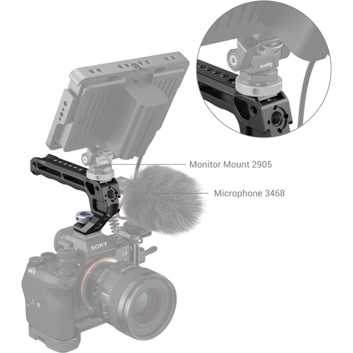 SmallRig 3764 Top Handle w/ Cold Shoe - image 3 of 5