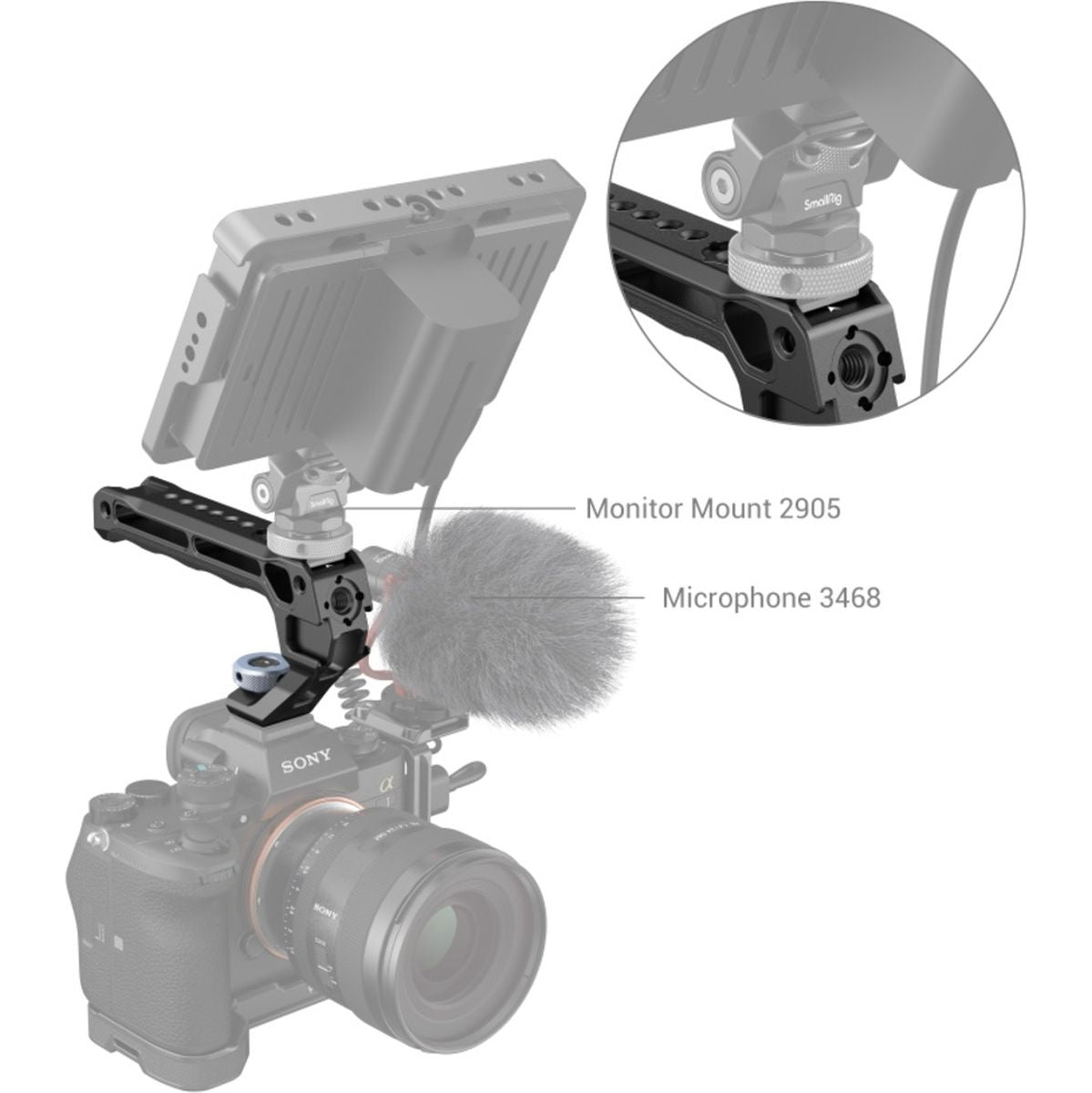 SmallRig 3764 Top Handle w/ Cold Shoe - image 5 of 5