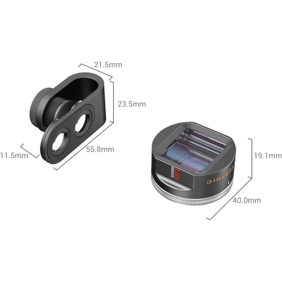 SmallRig 3578 1.55X Anamorphic Lens For Mobile Phone