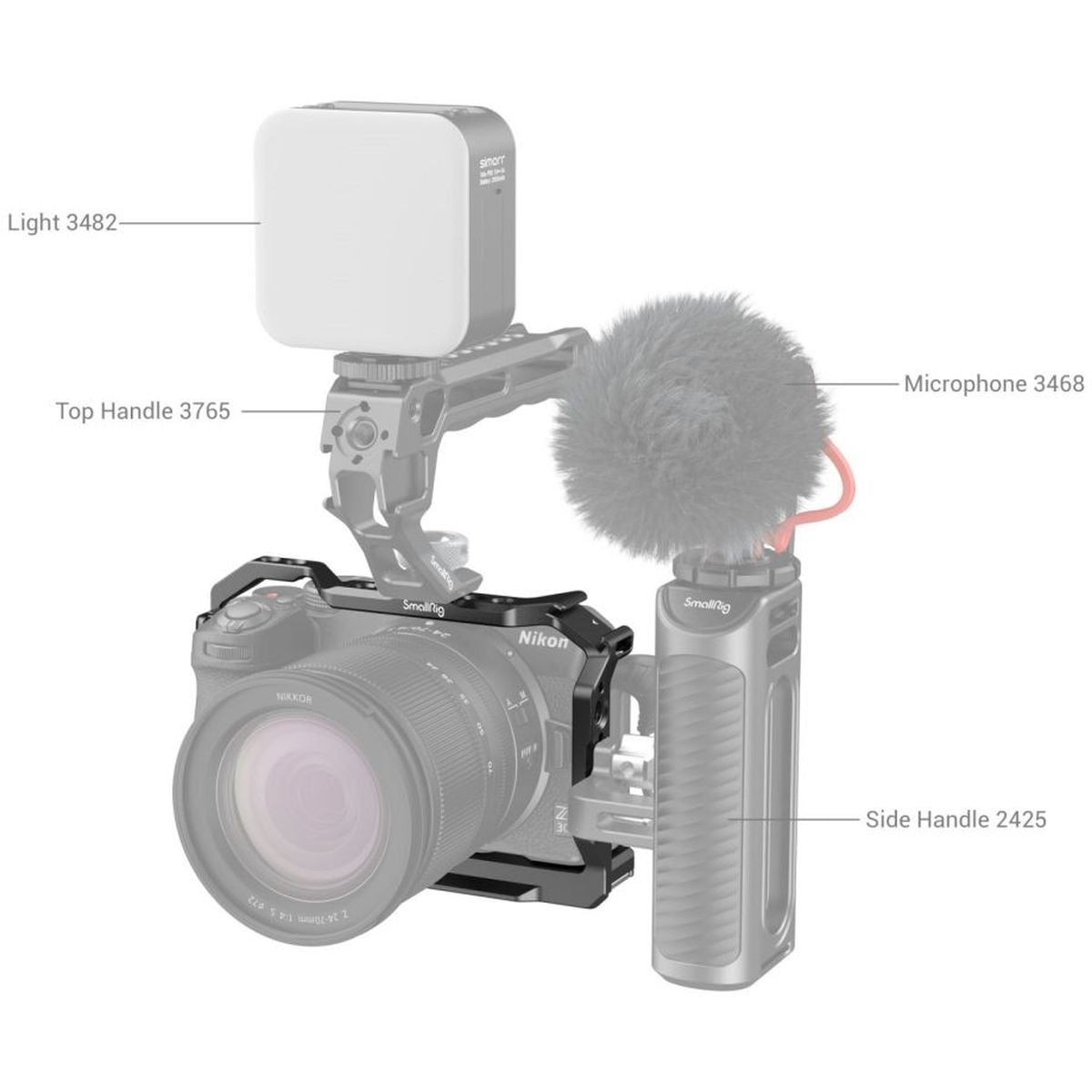 SmallRig 3858 Cage For Nikon Z 30