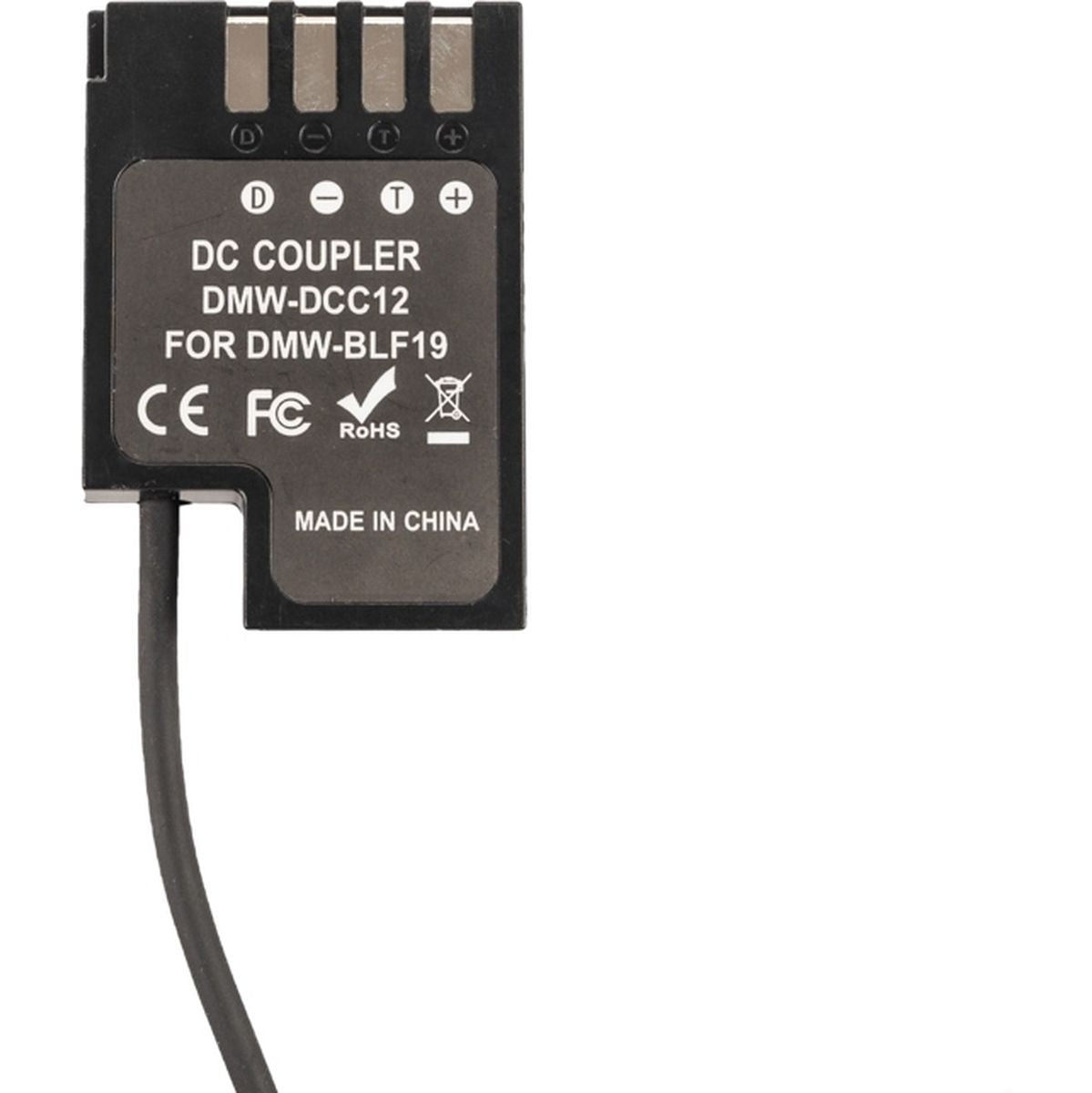 Caruba Panasonic DMW-BLF19 Dummy Battery USB Type C Veer Cab