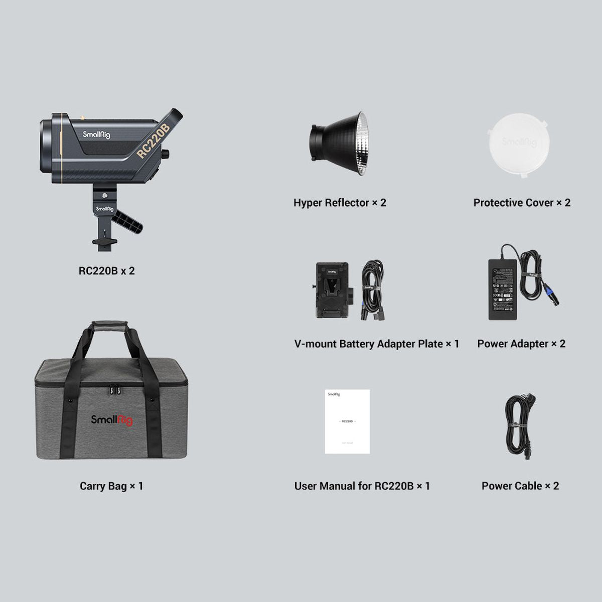 SmallRig 4026 RC220B 2 Light Kit