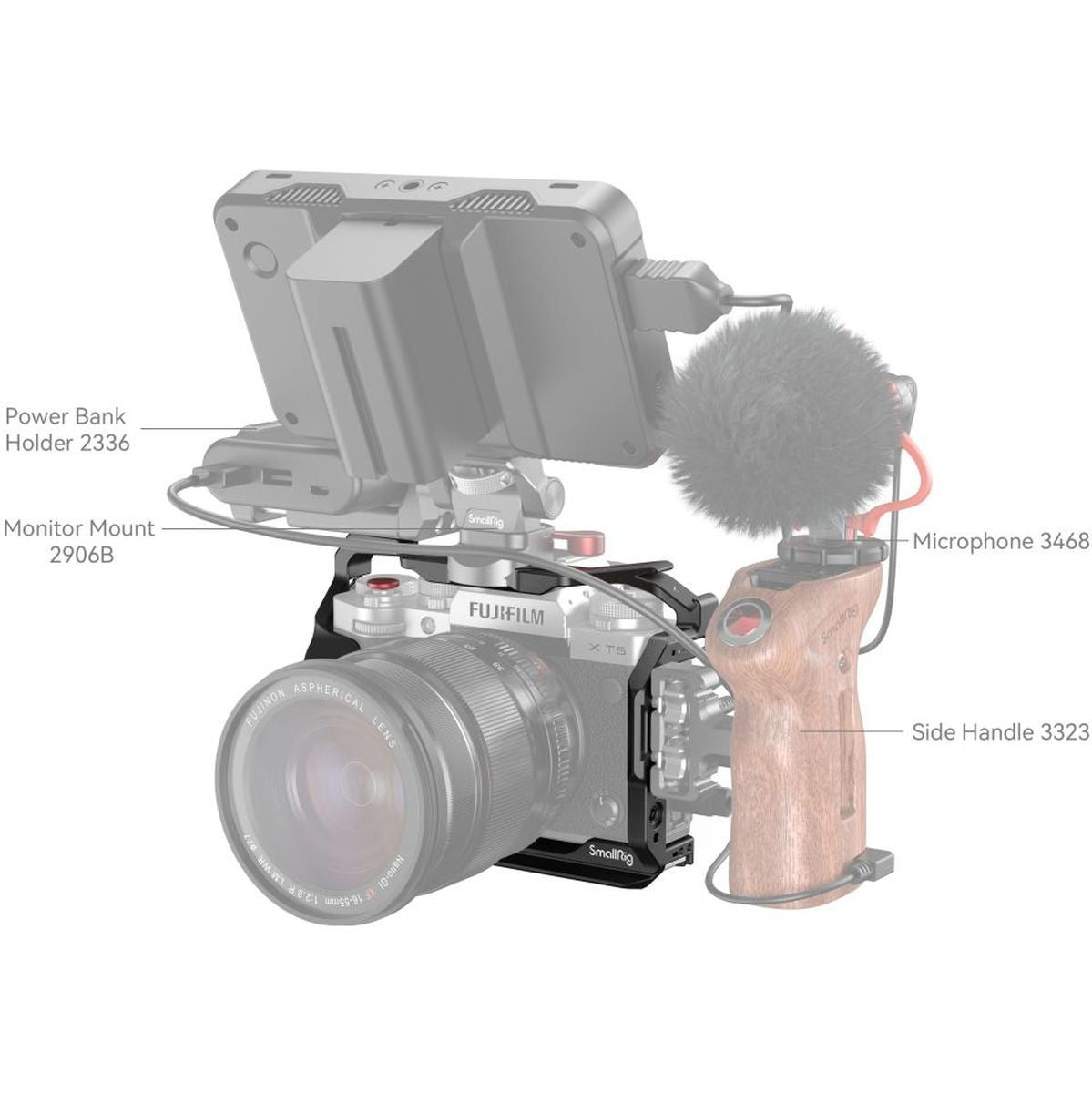 SmallRig 4135 Multifunctional Cage For Fujifilm X-T5