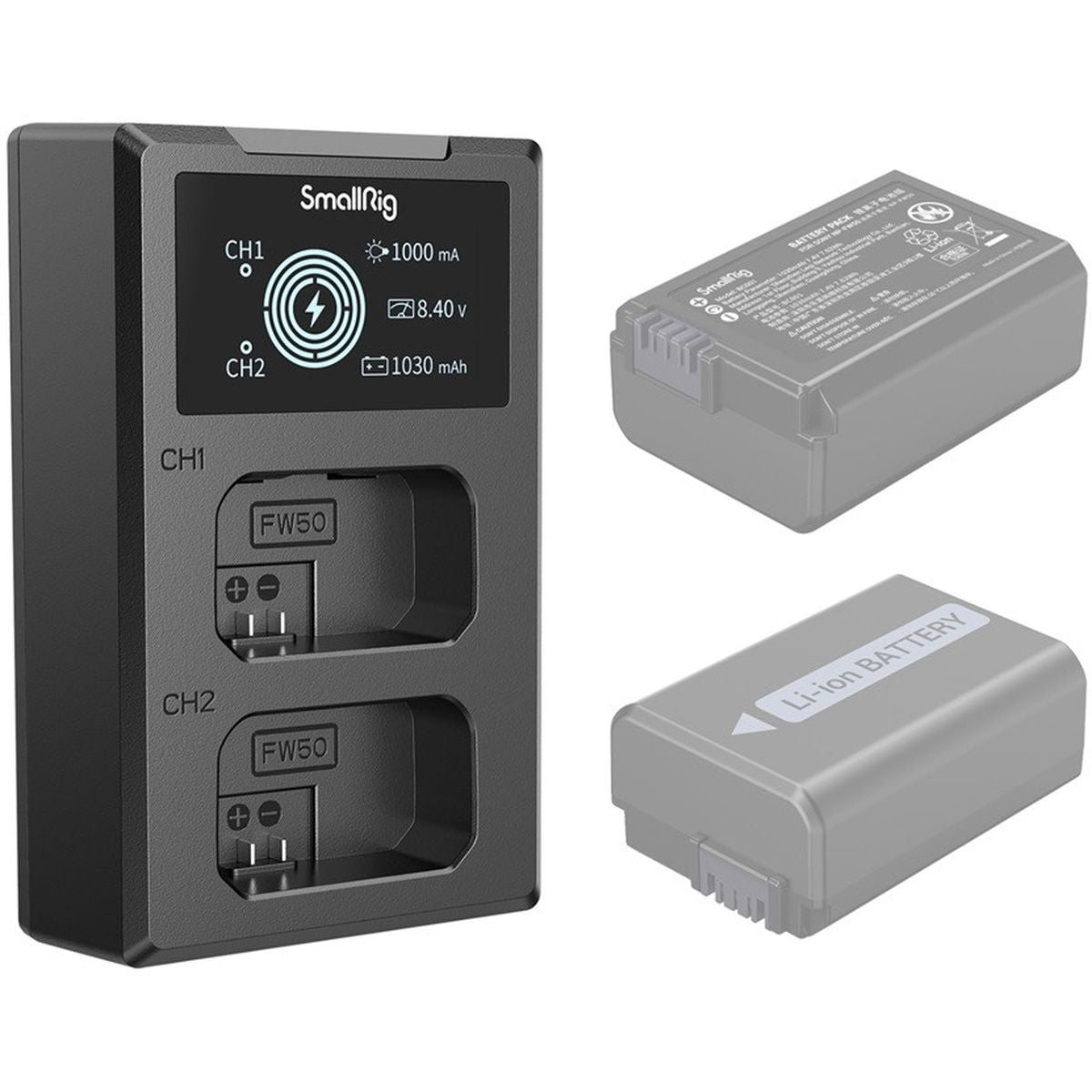 SmallRig 4081 NP-FW50 Camera Battery Charger