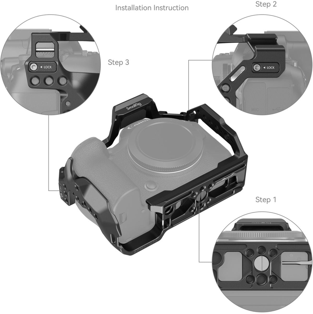 SmallRig 4159 Cage For Canon EOS R6 MkII