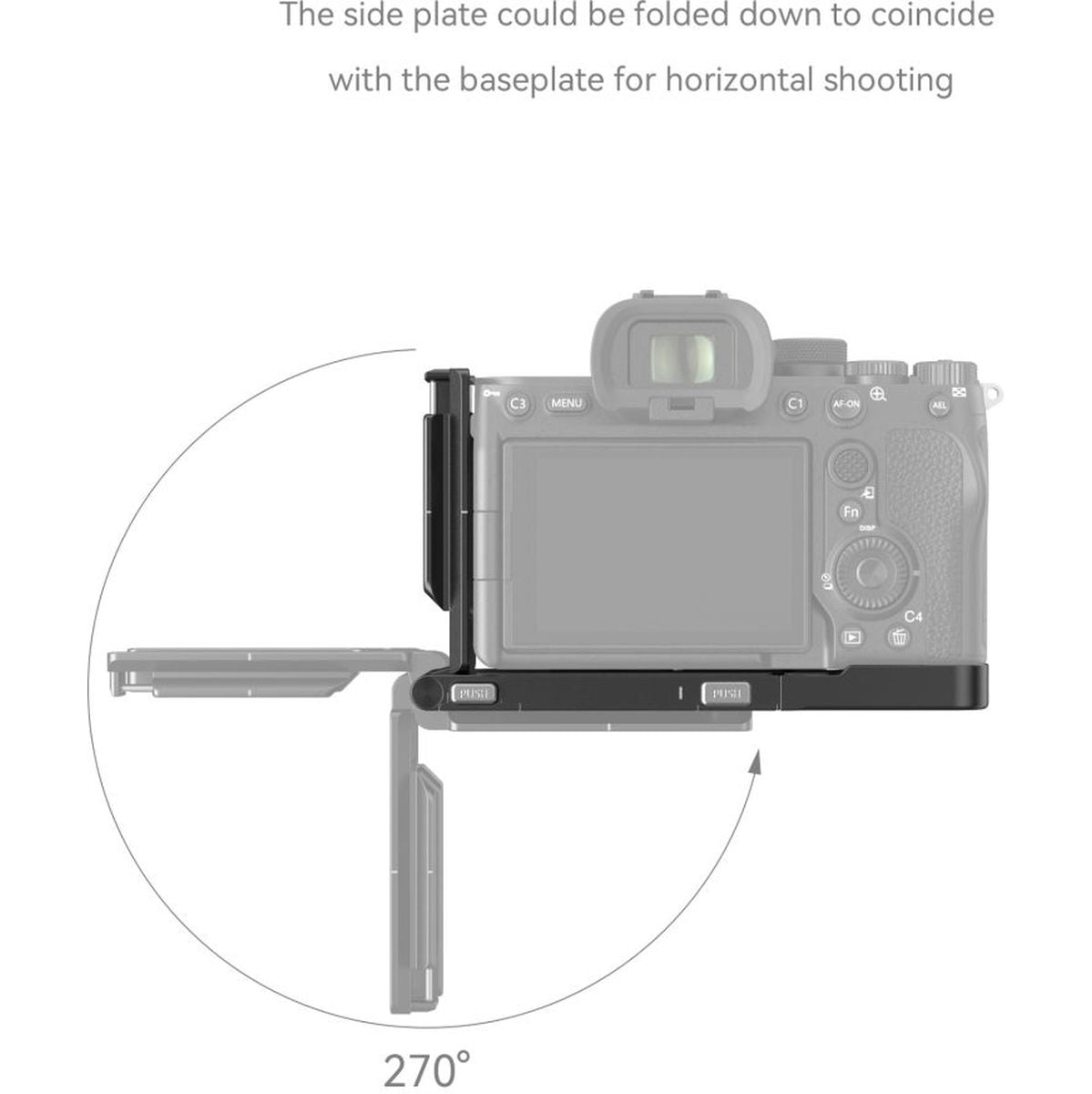 SmallRig 3984 Foldable L-Bracket For Sony Alpha 7R V / Alpha