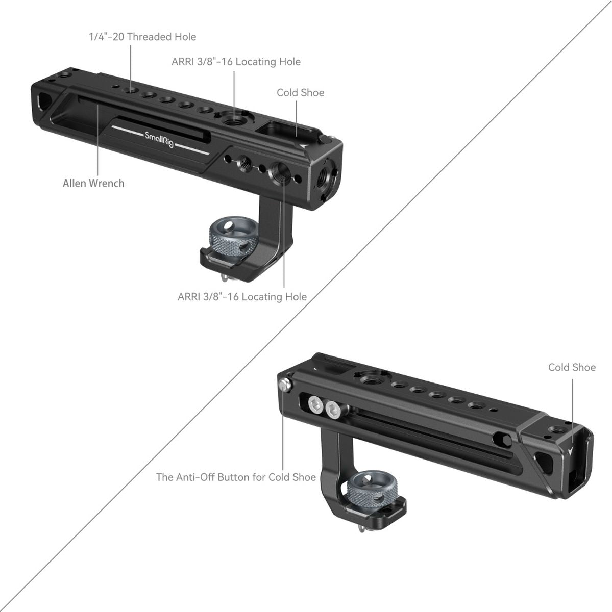 SmallRig 4153 Adjustable Top Handle (ARRI-Style Mount)