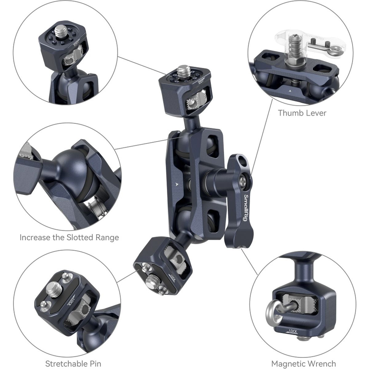 SmallRig 4123 Magic Arm For Sony FX6 / FS5 / FS5 II