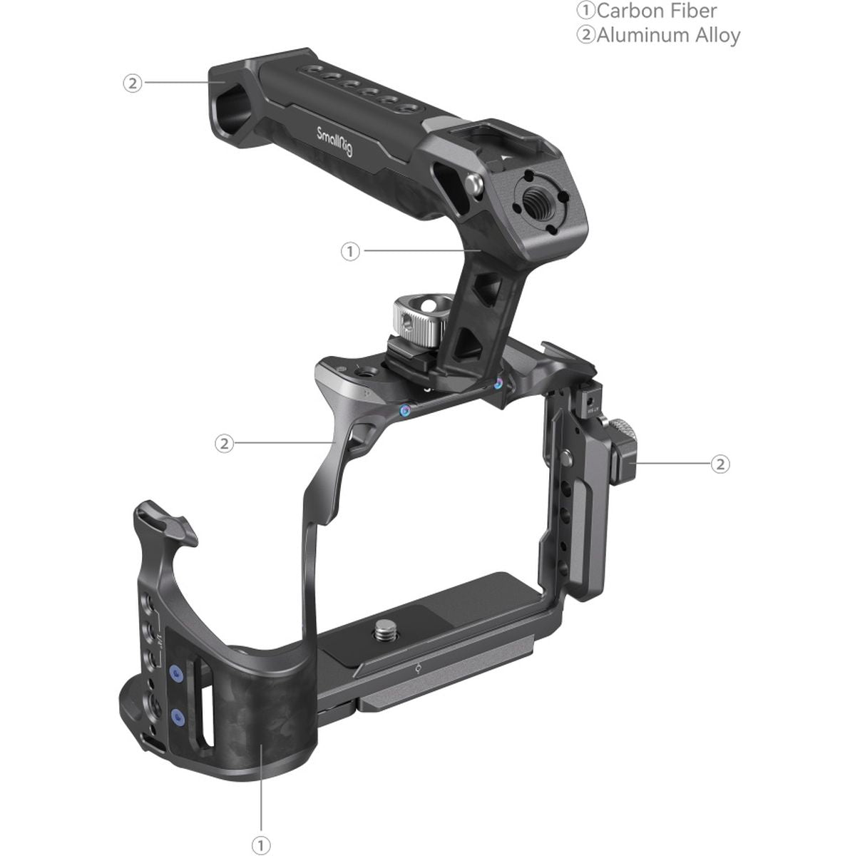 SmallRig 3708 Rhinoceros Basic Cage Kit For Sony Alpha 7R V/