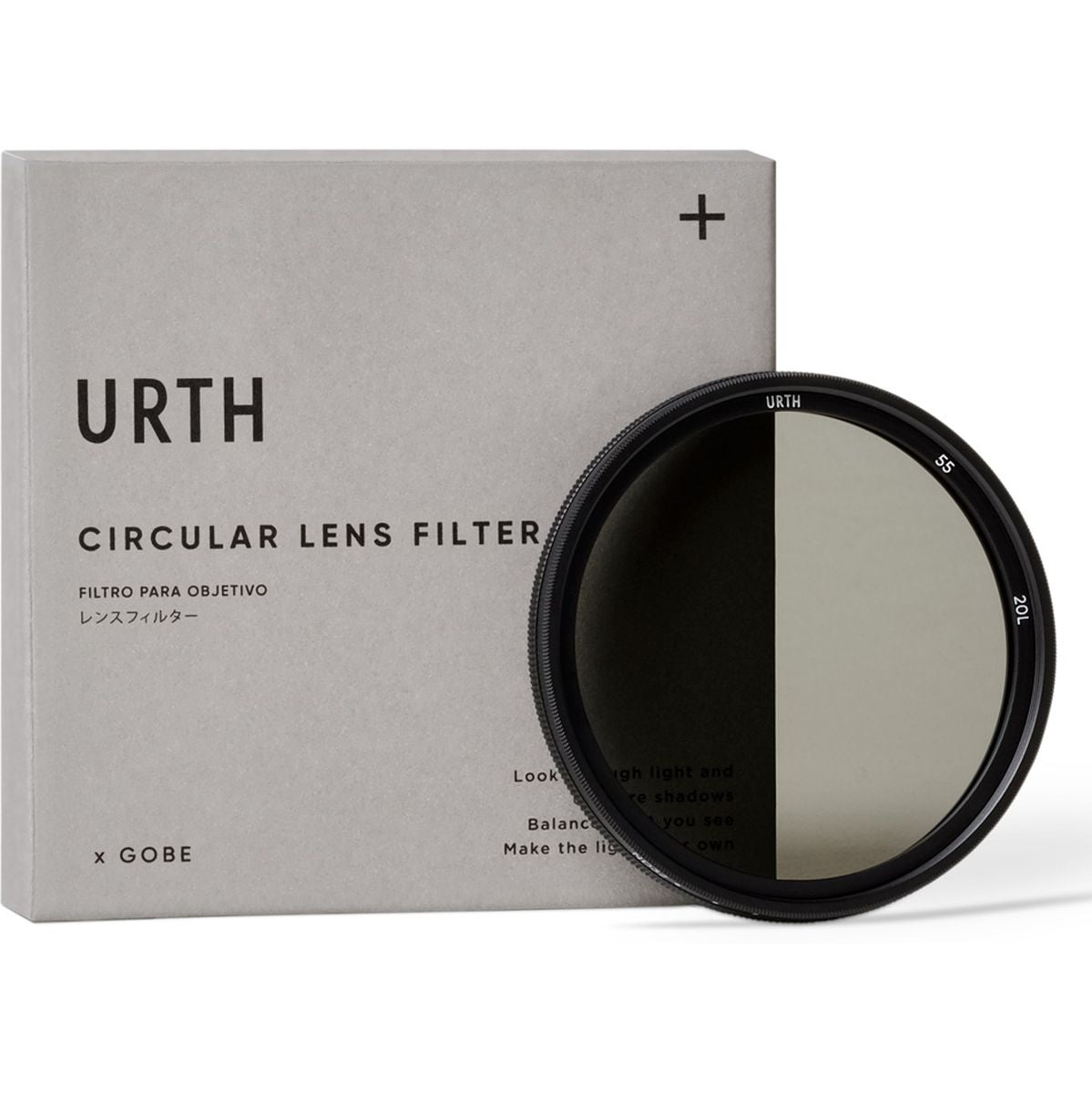 Urth 55mm ND2-32 (1-5 Stop) Variable ND Lens Filter (Plus+)