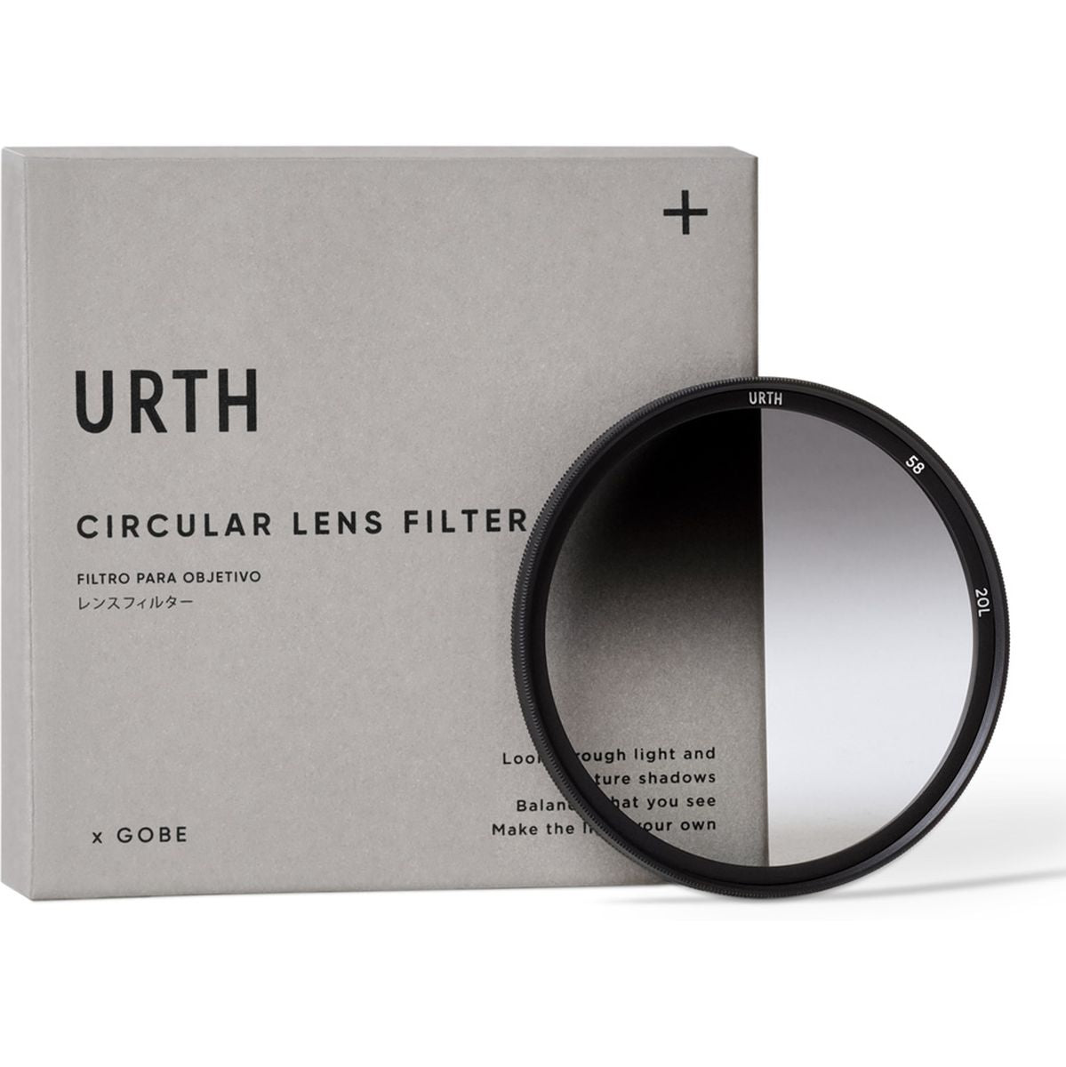 Urth 58mm Soft Graduated ND8 Lens Filter (Plus+)