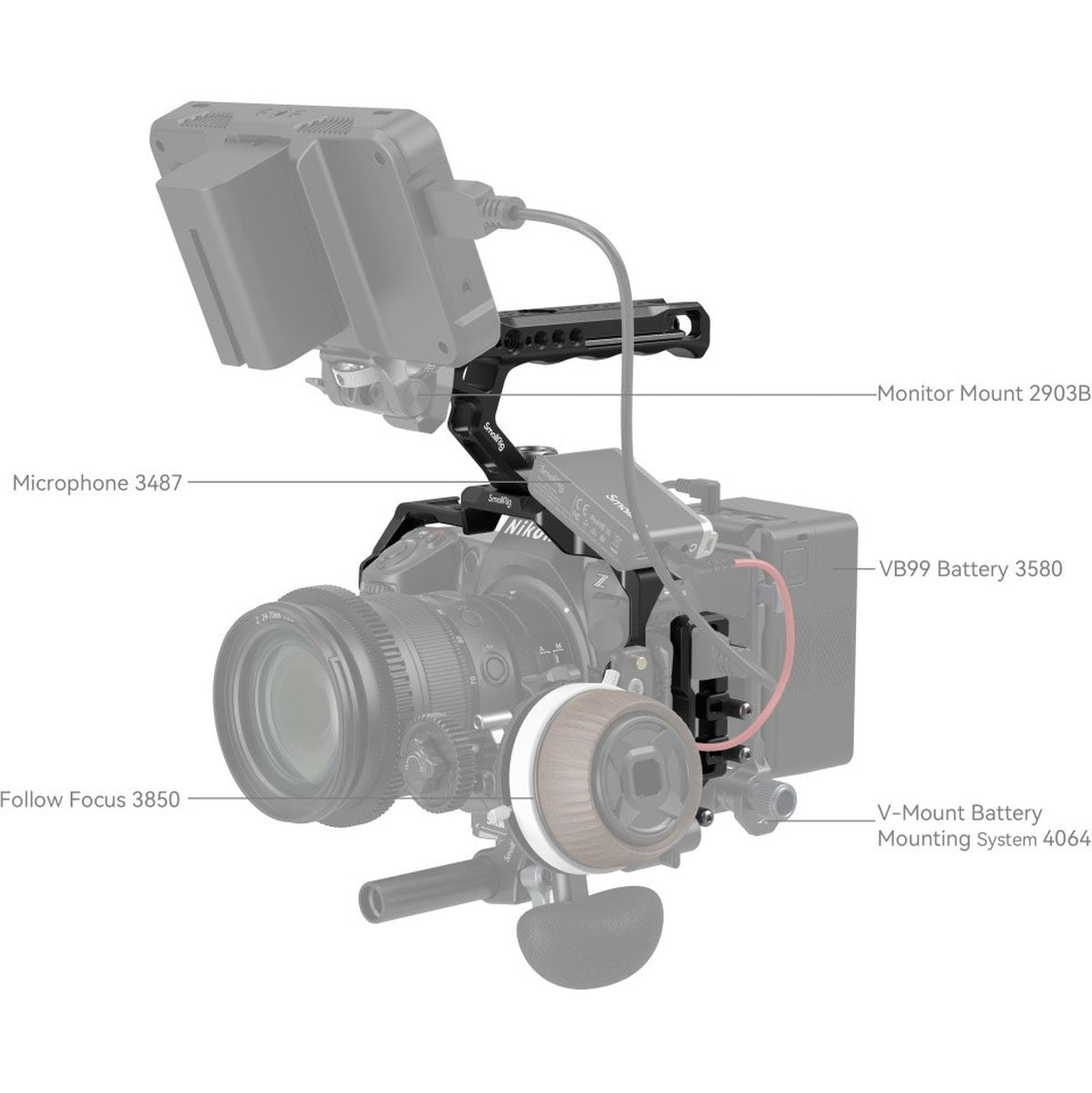 SmallRig 3941 Cage Kit For Nikon Z8